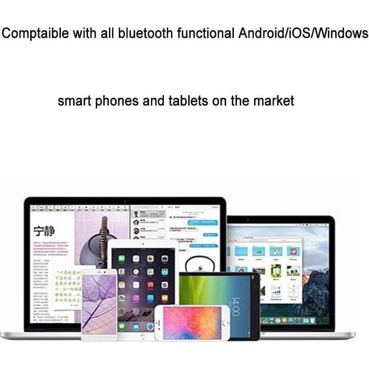 Bluetooth Earbud 10 Hrs Playtime, Single Wireless Earphone, Mini Driving Headset Hands-Free Car Headphone, Cell Phone Bluetooth Earpiece for iOS Android Smart Phones PC TV Audiobook