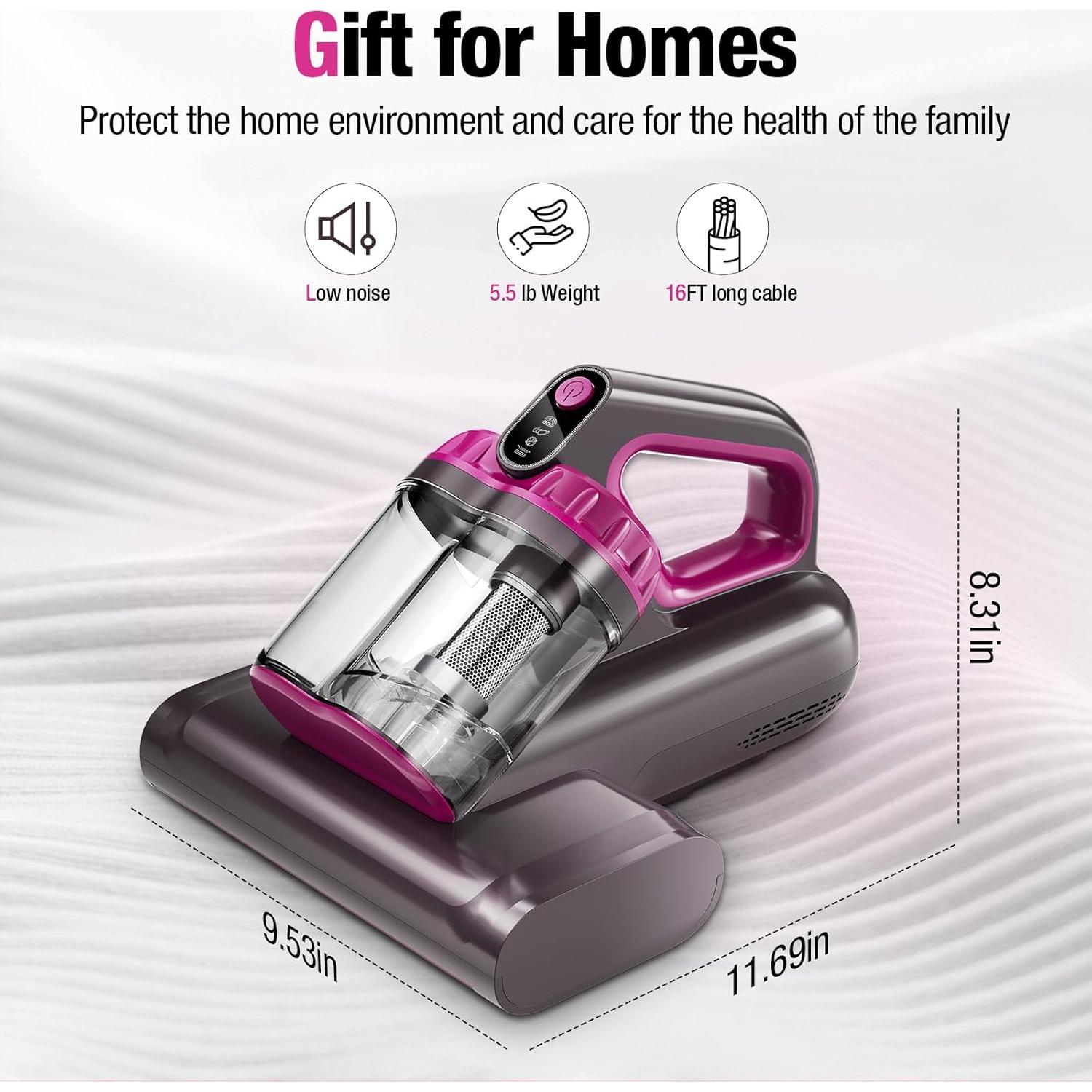 Aspiradora de Colchones BYHUME CM215 650W Luz UV-C 273nm
