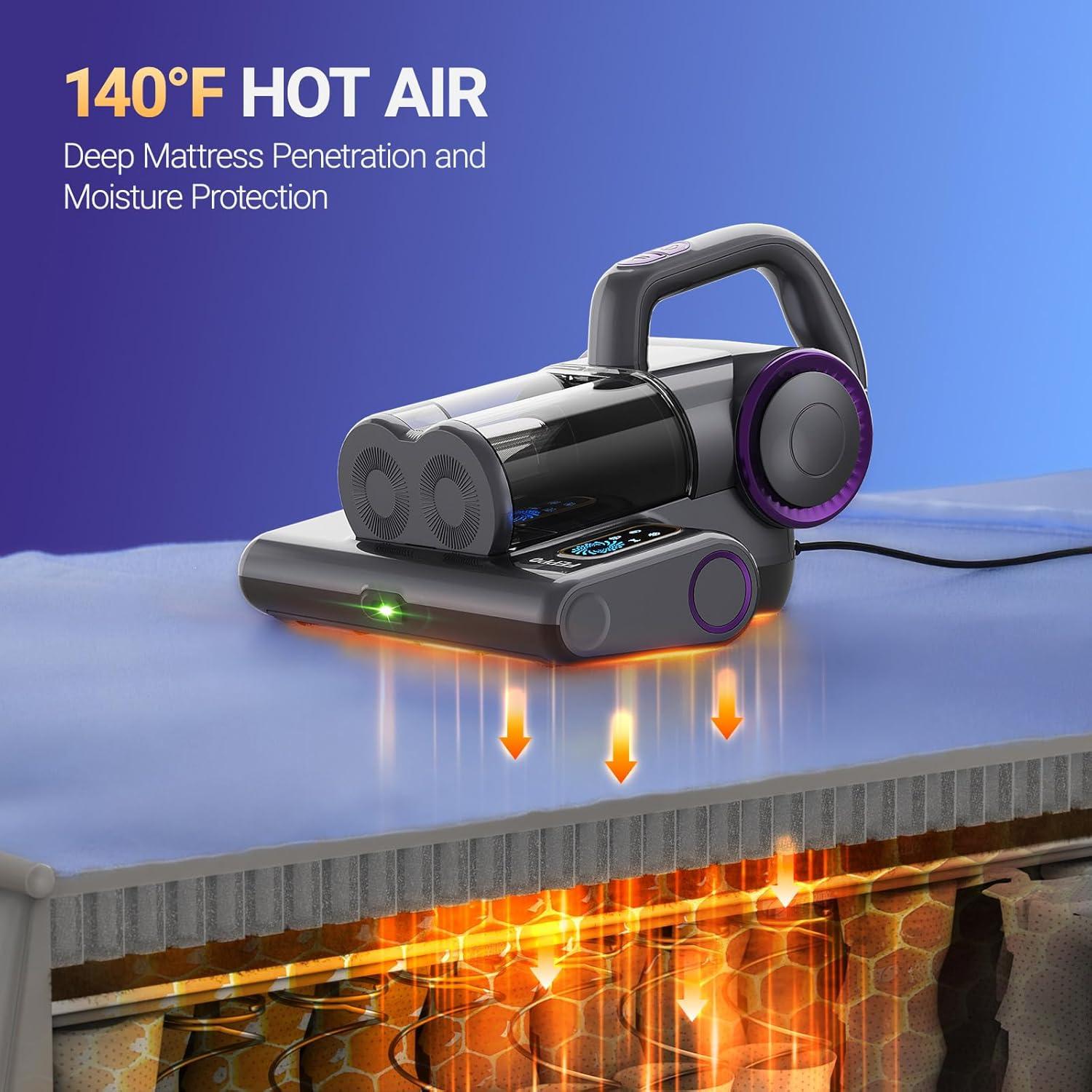 Limpiador de Colchones FEPPO LW-P1012 500W con Luz UV-C