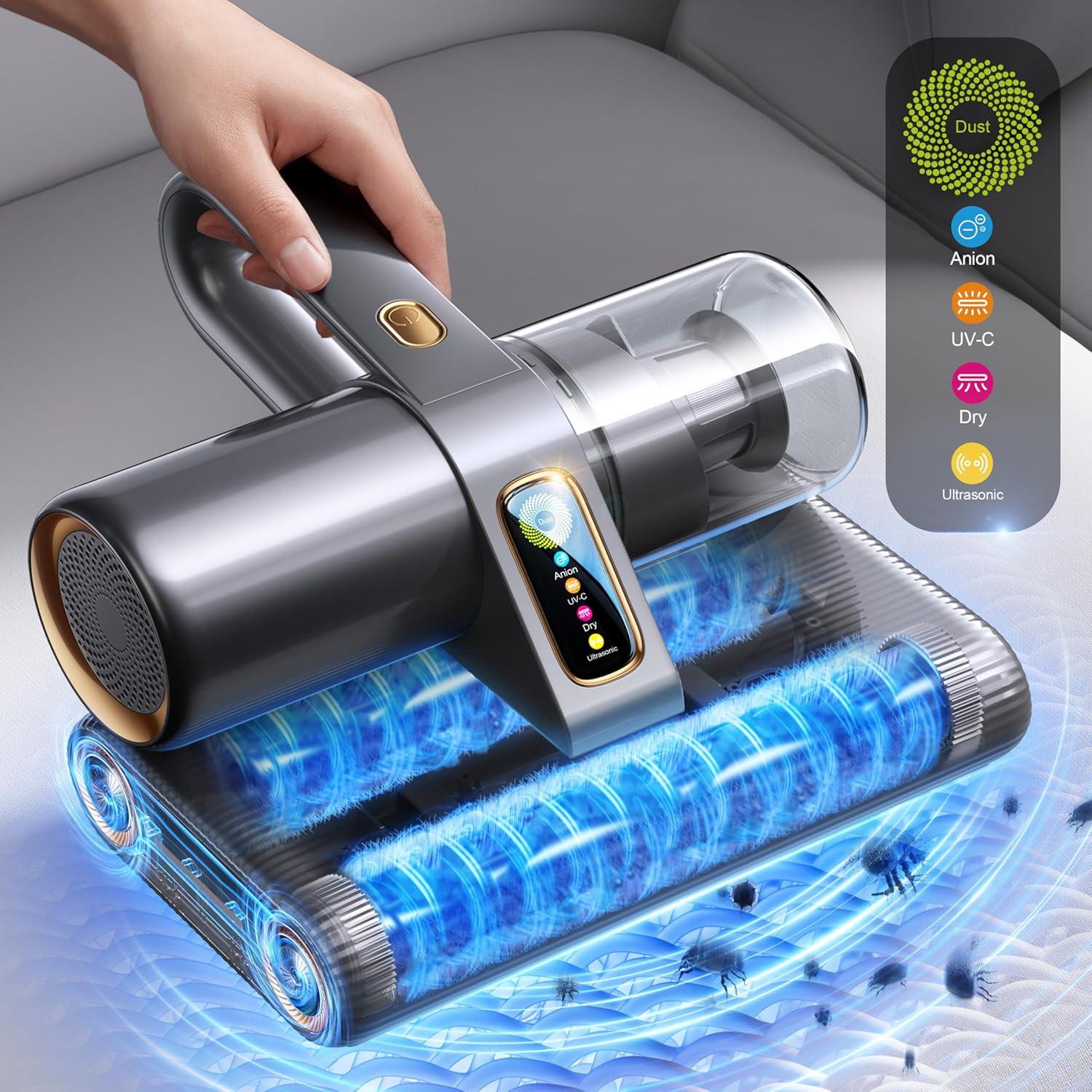 Aspiradora de Colchón RANVOO MY1A 35KPA HEPA UV-C 2024