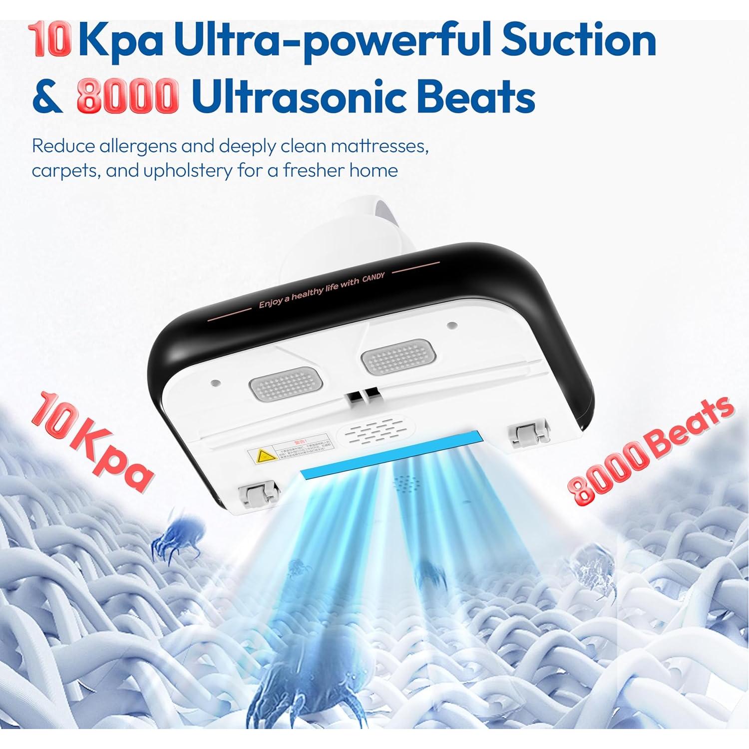 Aspiradora de Colchones Candy CM-YCL1 con Filtro HEPA 350W