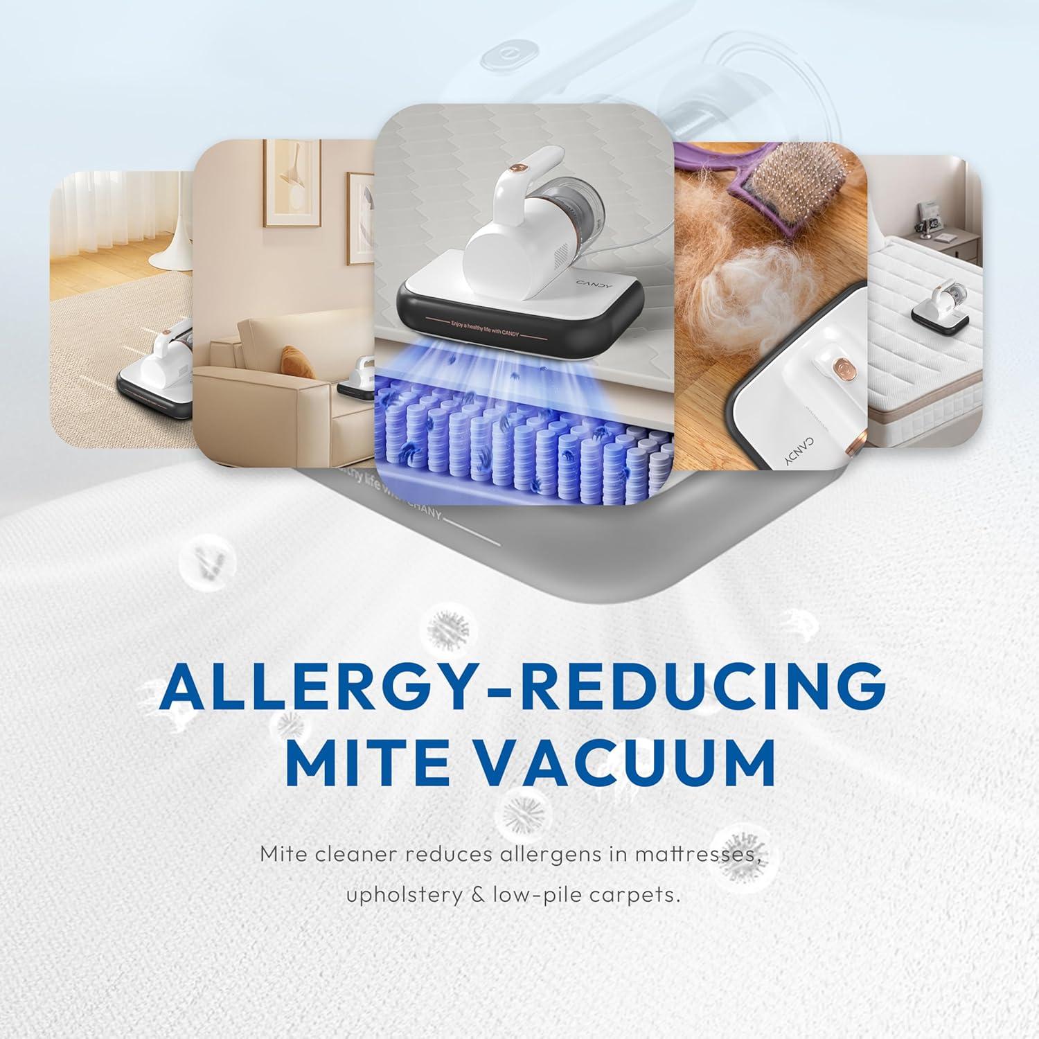 Aspiradora de Colchones Candy CM-YCL1 con Filtro HEPA 350W