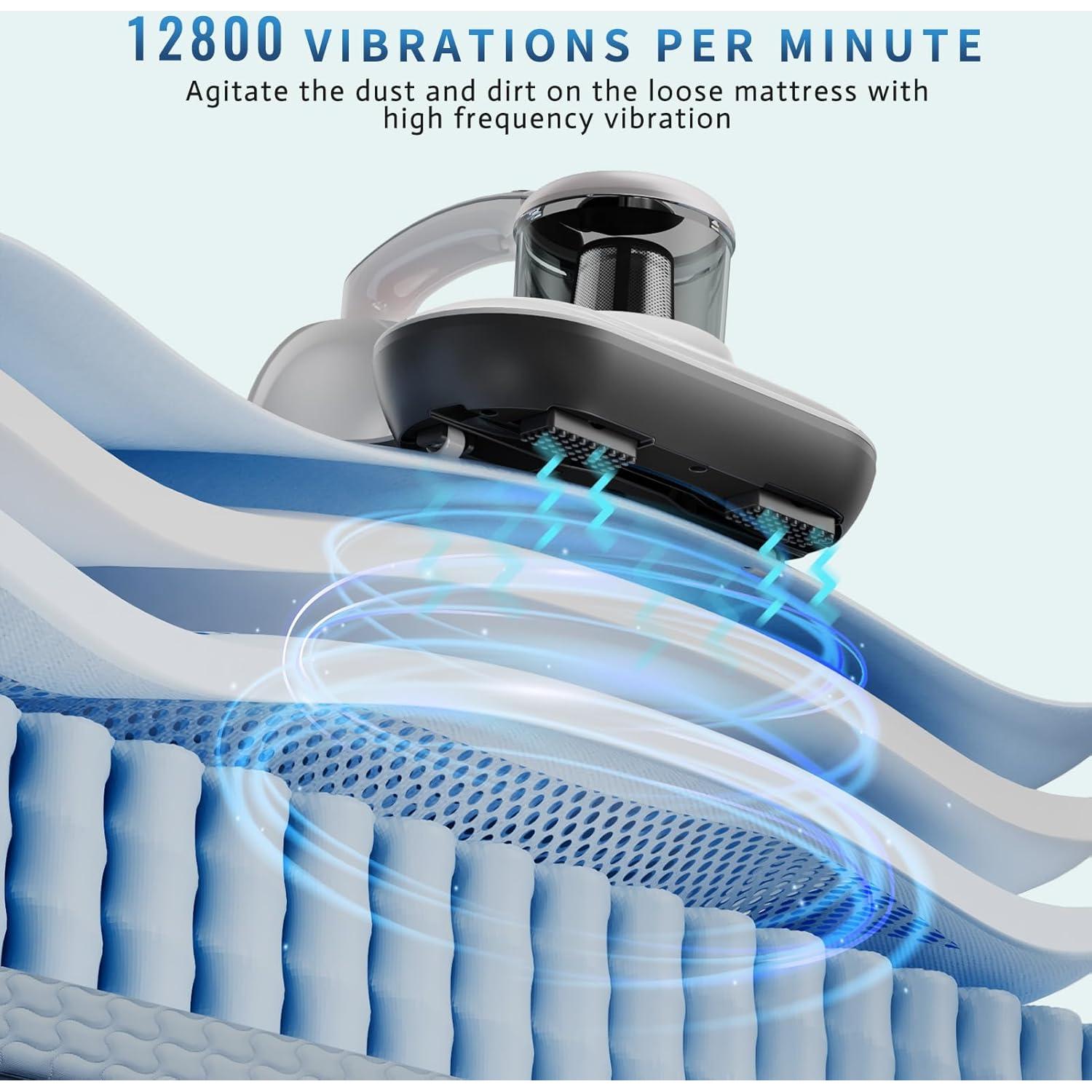 Limpiador de colchones portátil Hersven LP1003 400W HEPA