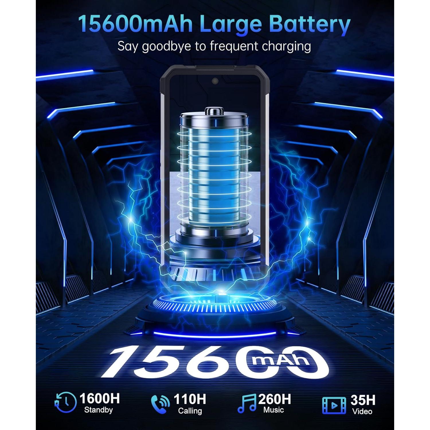 Smartphone Rugged 8849 Shark 5G Android 14 24GB RAM 256GB ROM