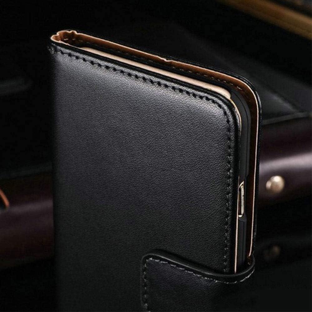 for Unihertz 8849 Tank 3 Pro Wallet Case + Tempered Glass Screen Protector, Flip Folio Leather Cell Phone Cover with Credit Card Holder for Unihertz 8849 Tank 3 Pro (6.79") - Black