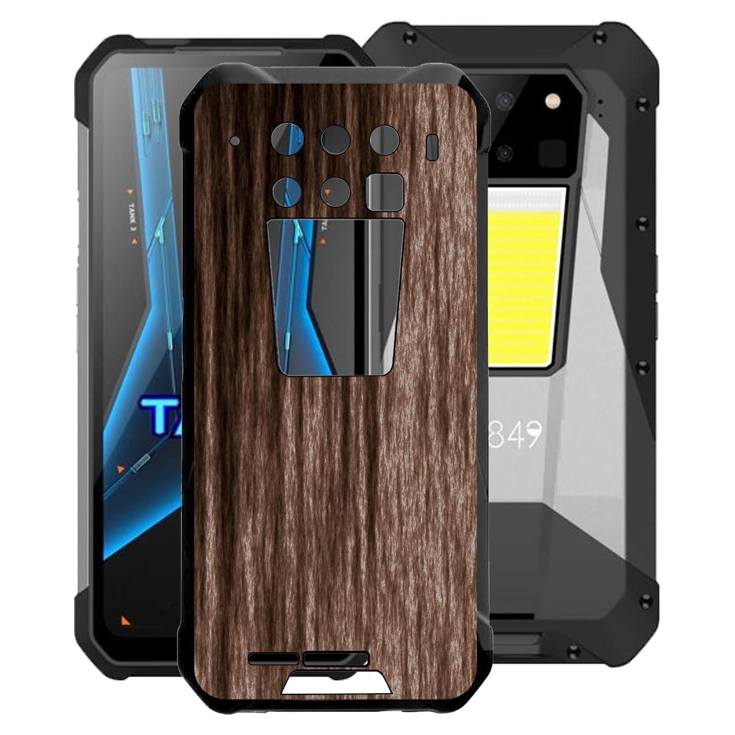 for Unihertz Tank 3 Pro Case, Black Shockproof Bumper Sleeves, 360° Drop Antiscratch Protection Cover Ultra-Thin Soft Silicone Phone Case for Unihertz Tank 3 Pro (6.79") - XV22