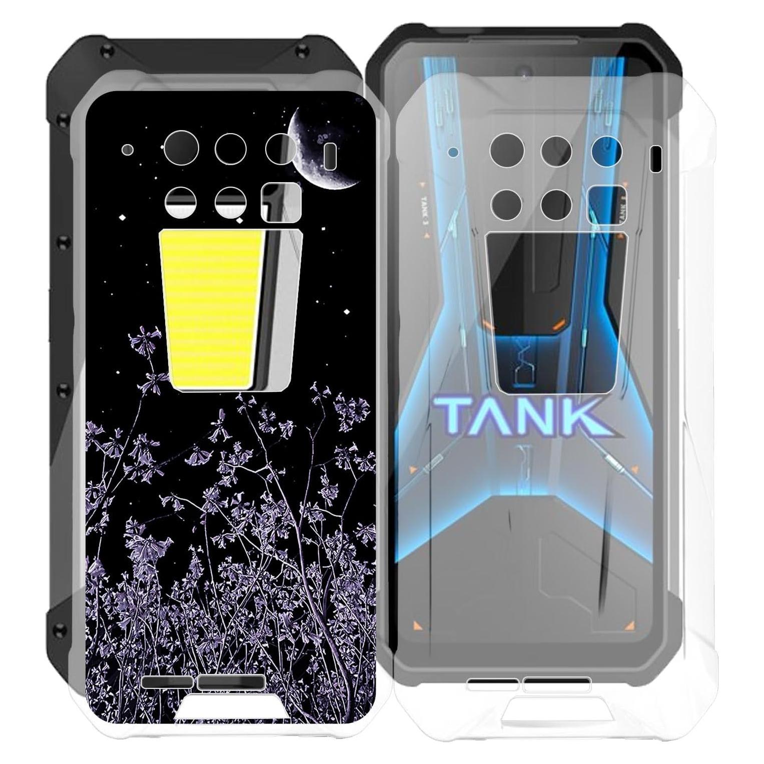 Phone Case for Unihertz 8849 Tank 3 Pro (6.79"), Clear Soft Silicone TPU Protective Case, Shockproof Anti-Fall Ultra-Thin Bumper Case for Unihertz 8849 Tank 3 Pro - [2 Pieces]