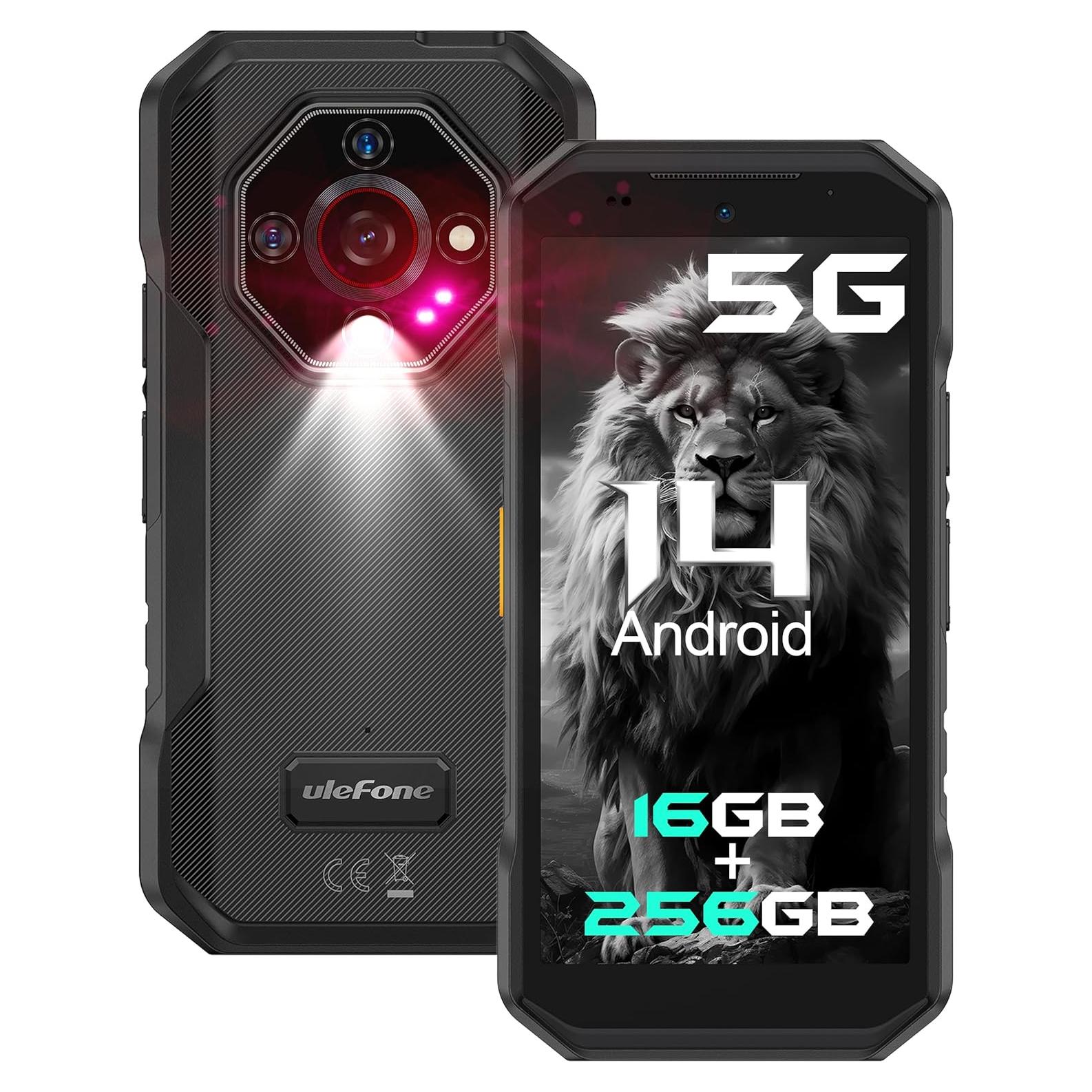 Ulefone Armor X32 Pro 5G Teléfono Resistente 16GB/256GB Negro