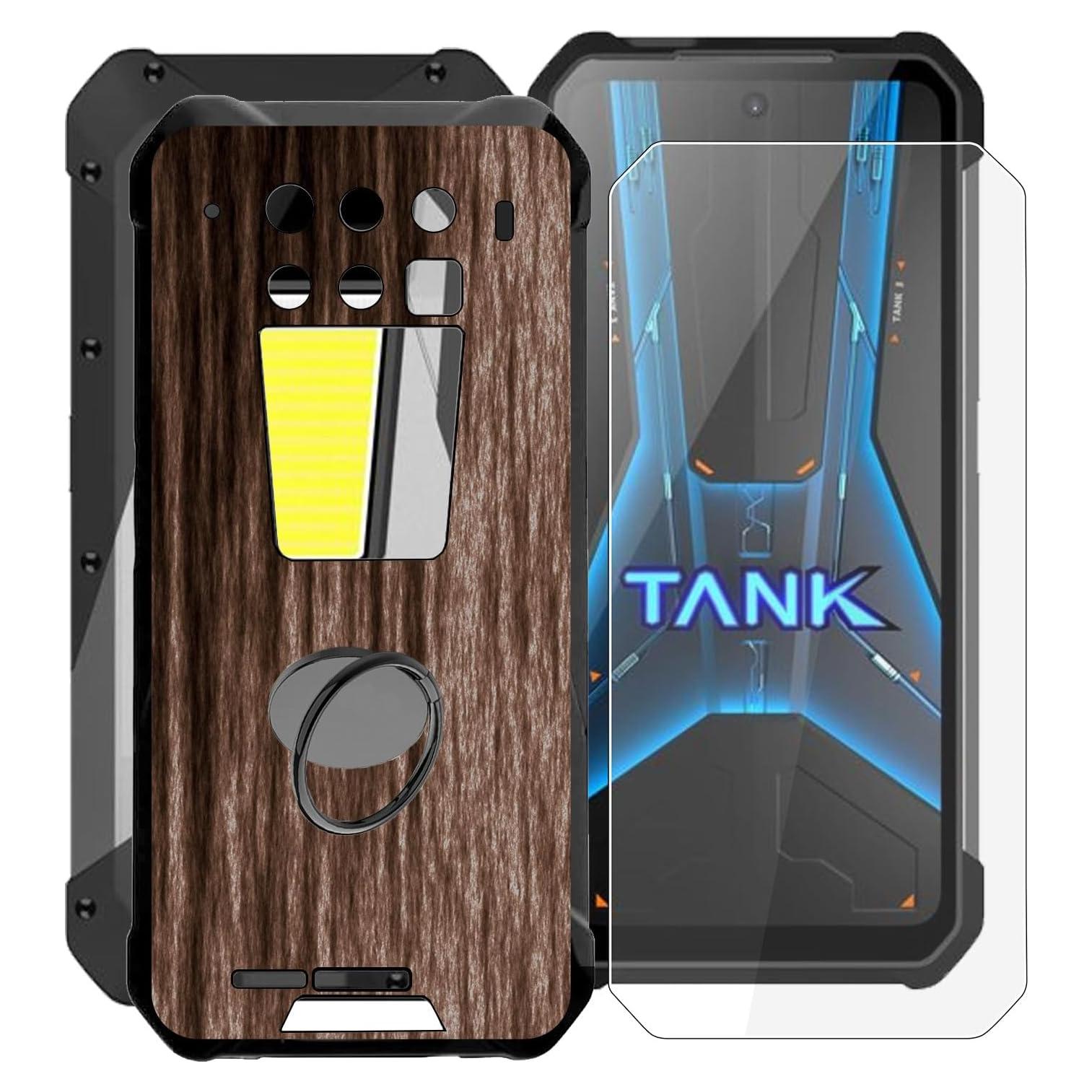Funda Silicona WXPPJ para Unihertz 8849 Tank 3 Pro + Protector