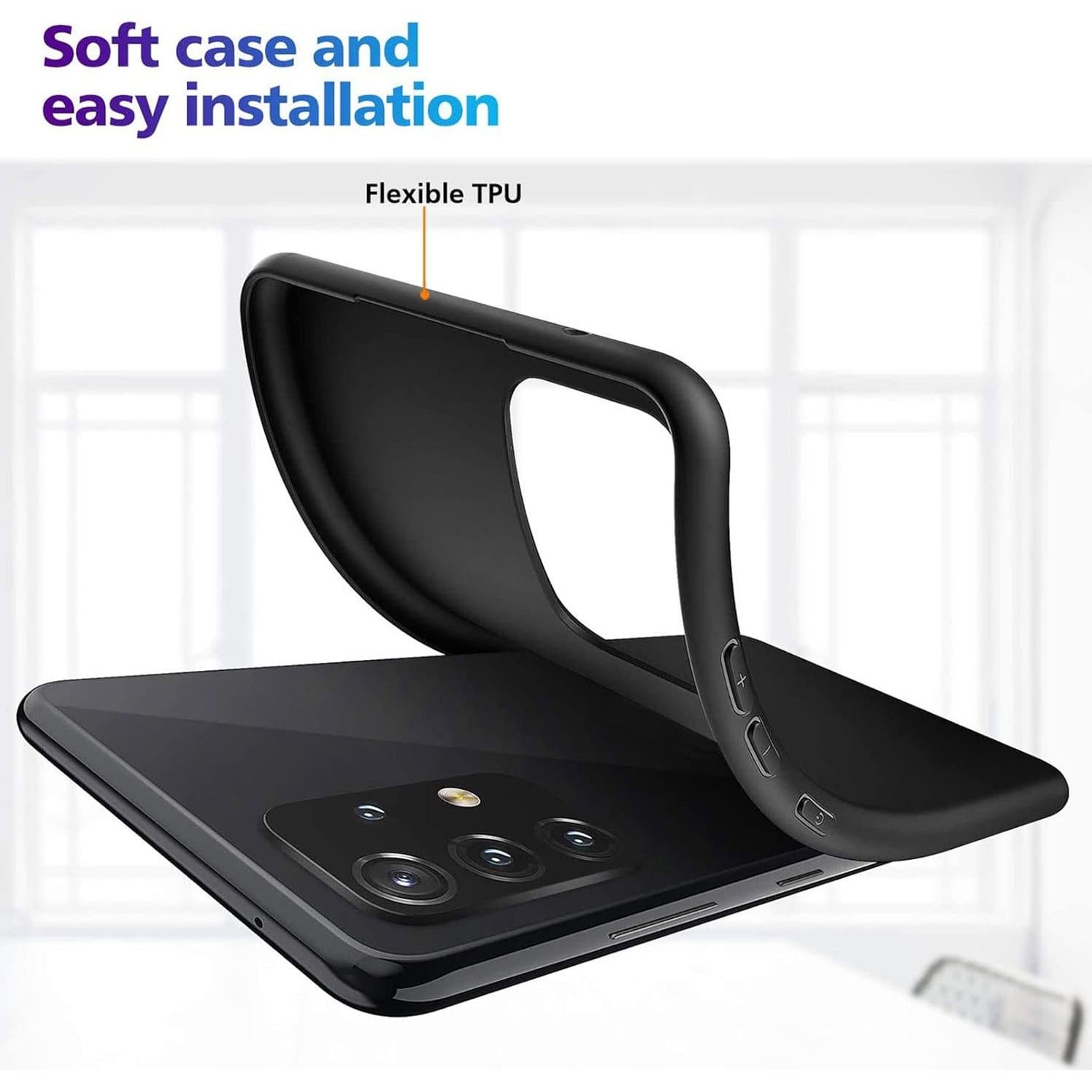 Funda Silicona WXPPJ para Unihertz 8849 Tank 3 Pro + Protector