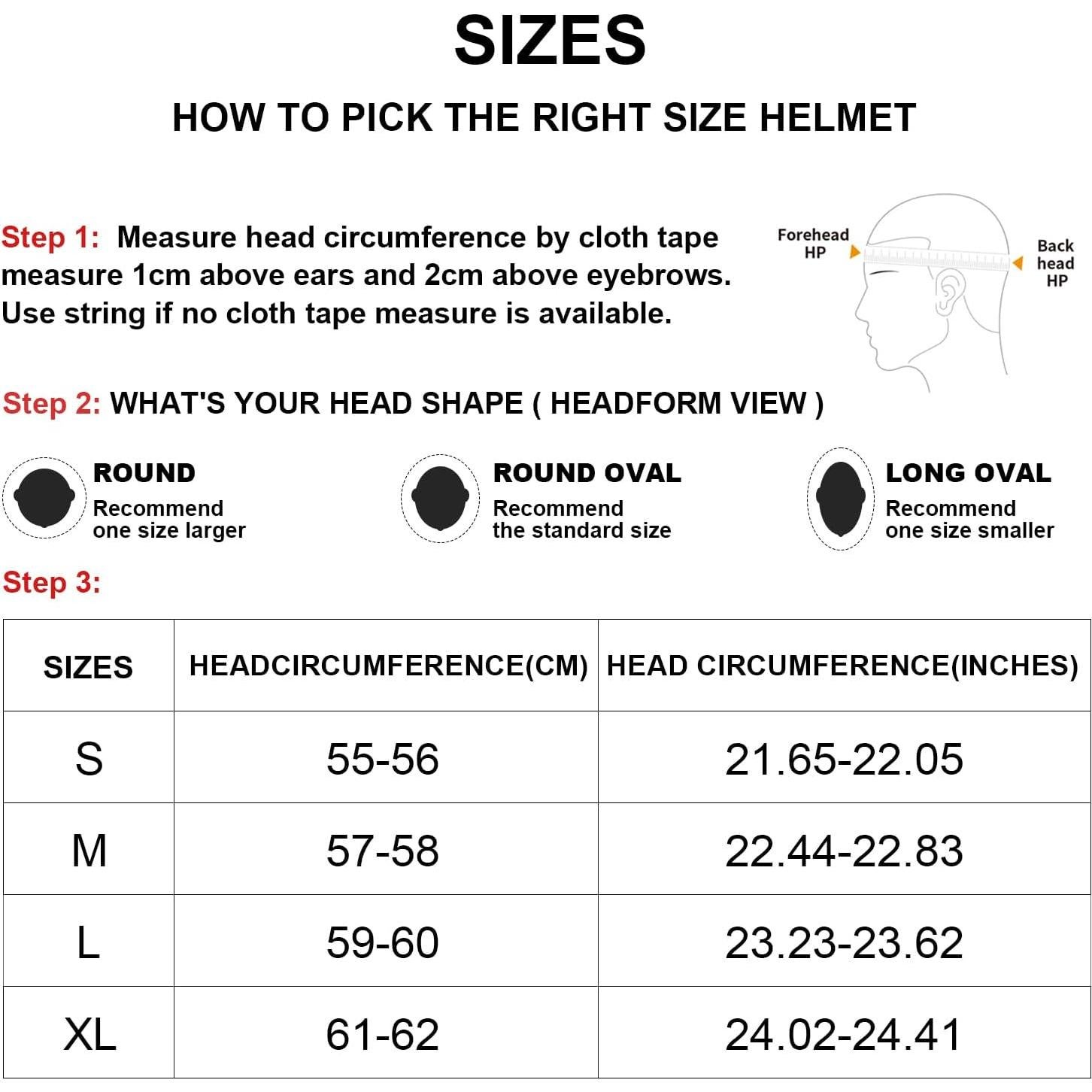 Casco TRIANGLE AH609 Dual Sport Negro Mate para Moto