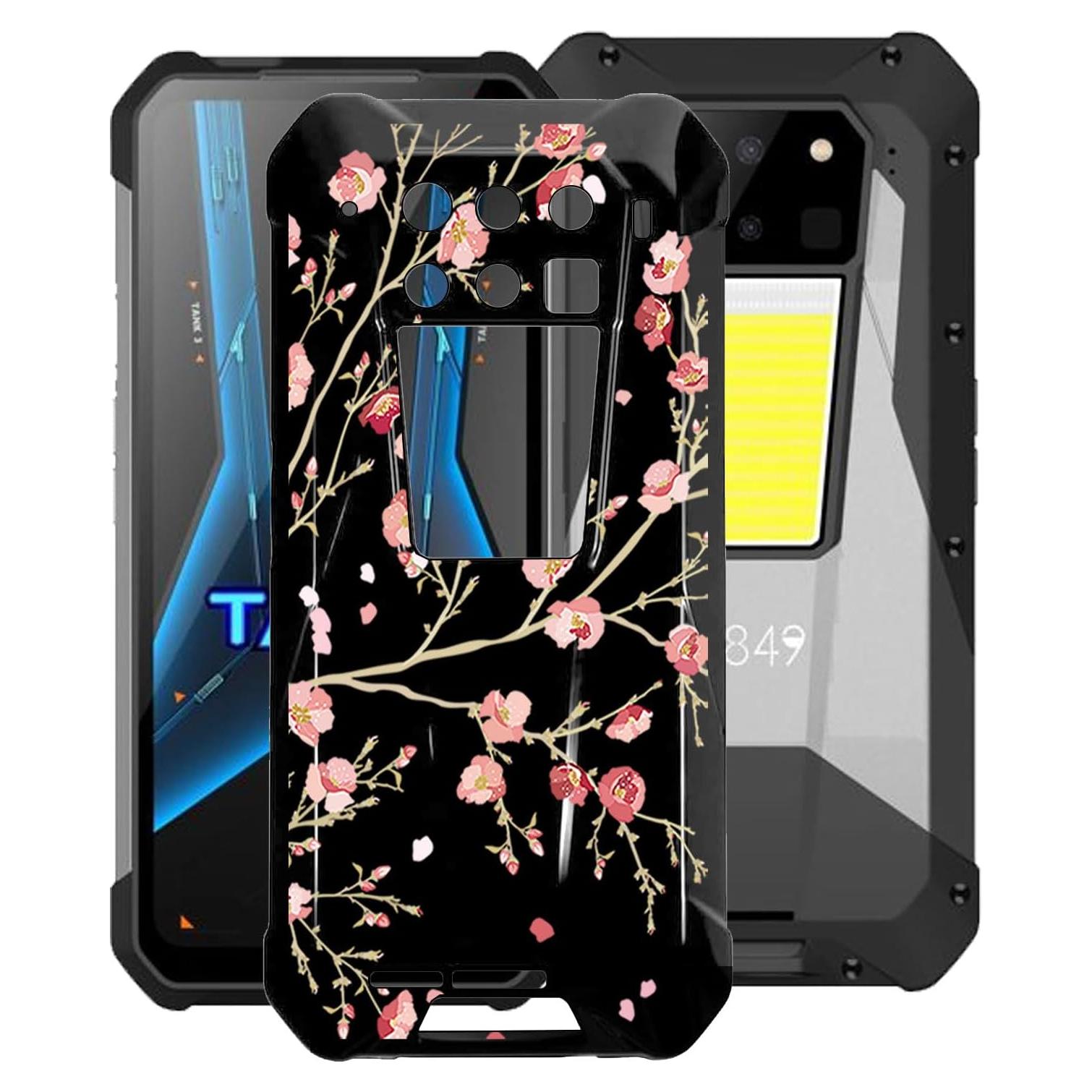 Funda Bumper WXPPJ para Unihertz 8849 Tank 3 Pro - Flor