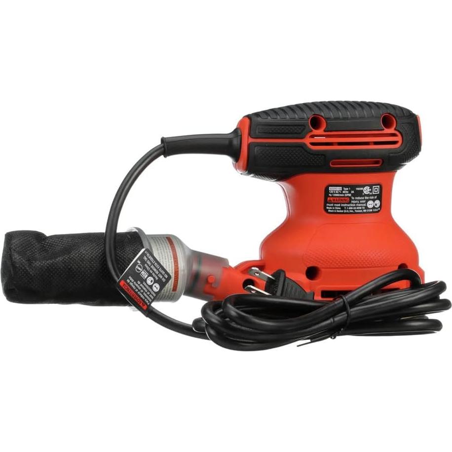 Lijadora Orbital BLACK+DECKER BDERO100 5" 2.0A 12000 OPM