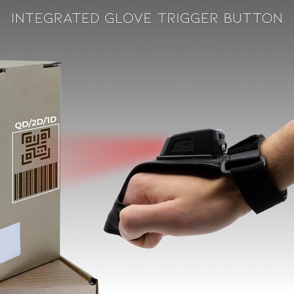 Dispositivo Android Chainway C90 con guante lector 2D/1D