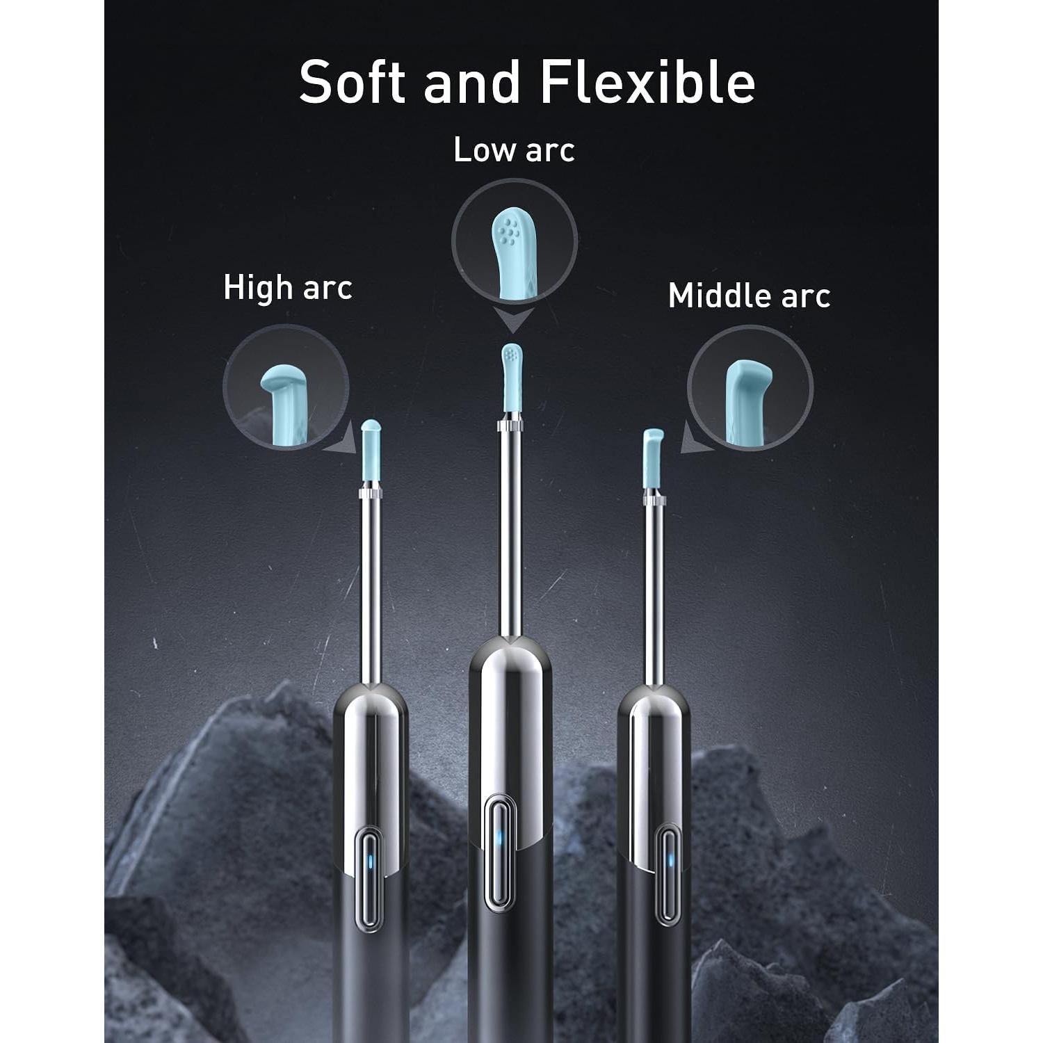 Limpiador de Oídos Yorsfun N5 con Cámara HD 1080P y 6 Puntas