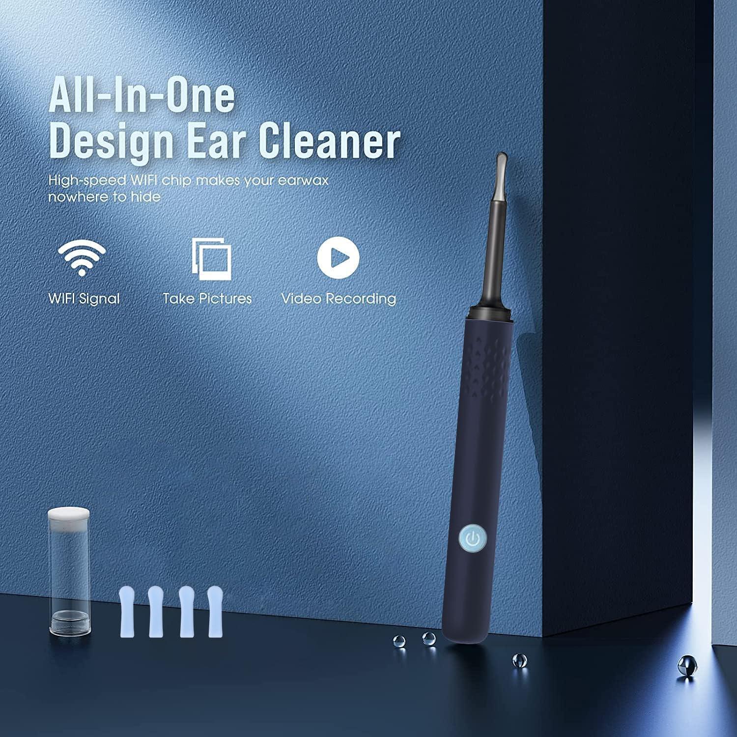 Kit de Eliminación de Cerumen LEIPUT con Cámara 1080P y Luz