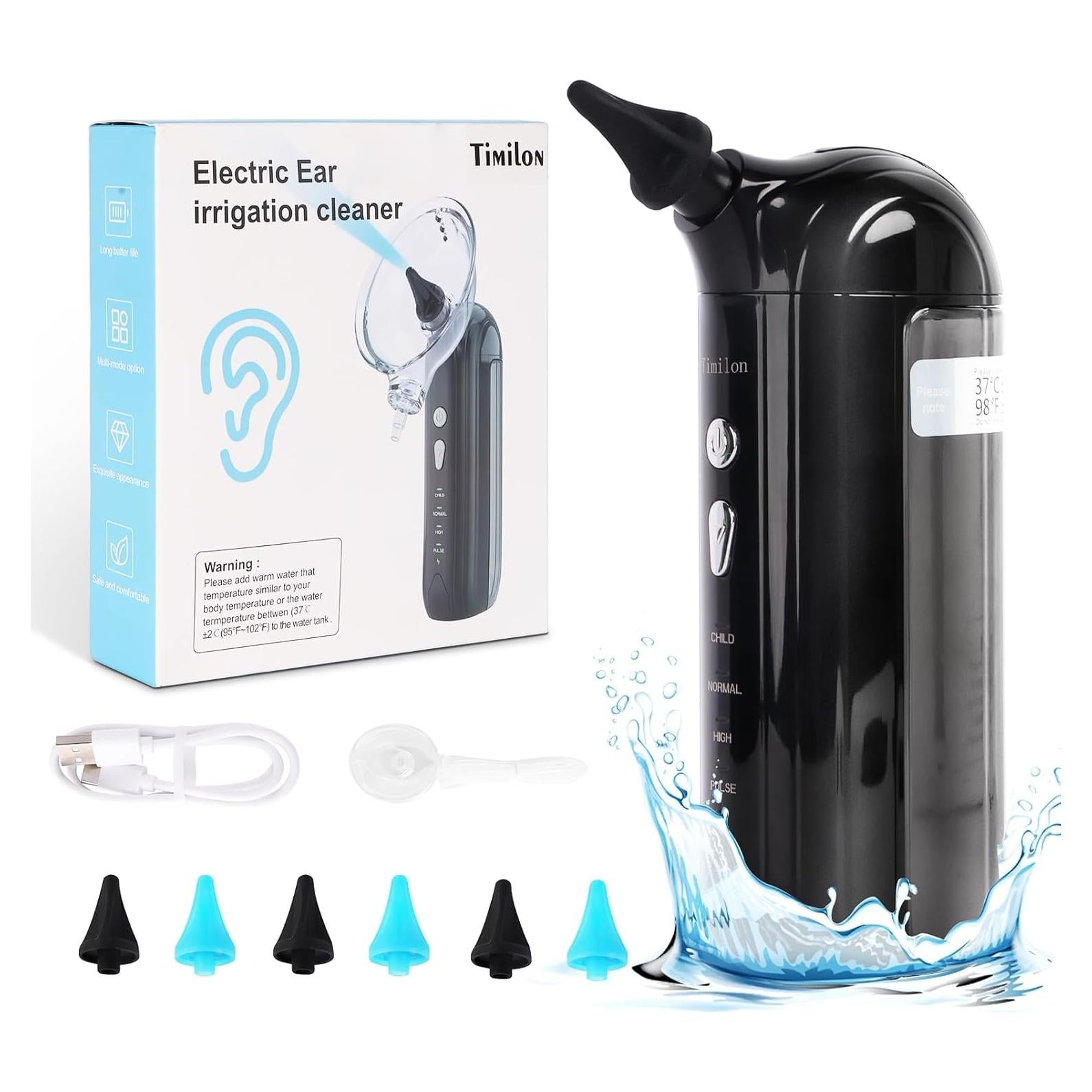 Kit de Eliminación de Cerumen Eléctrico Timilon con 4 Modos