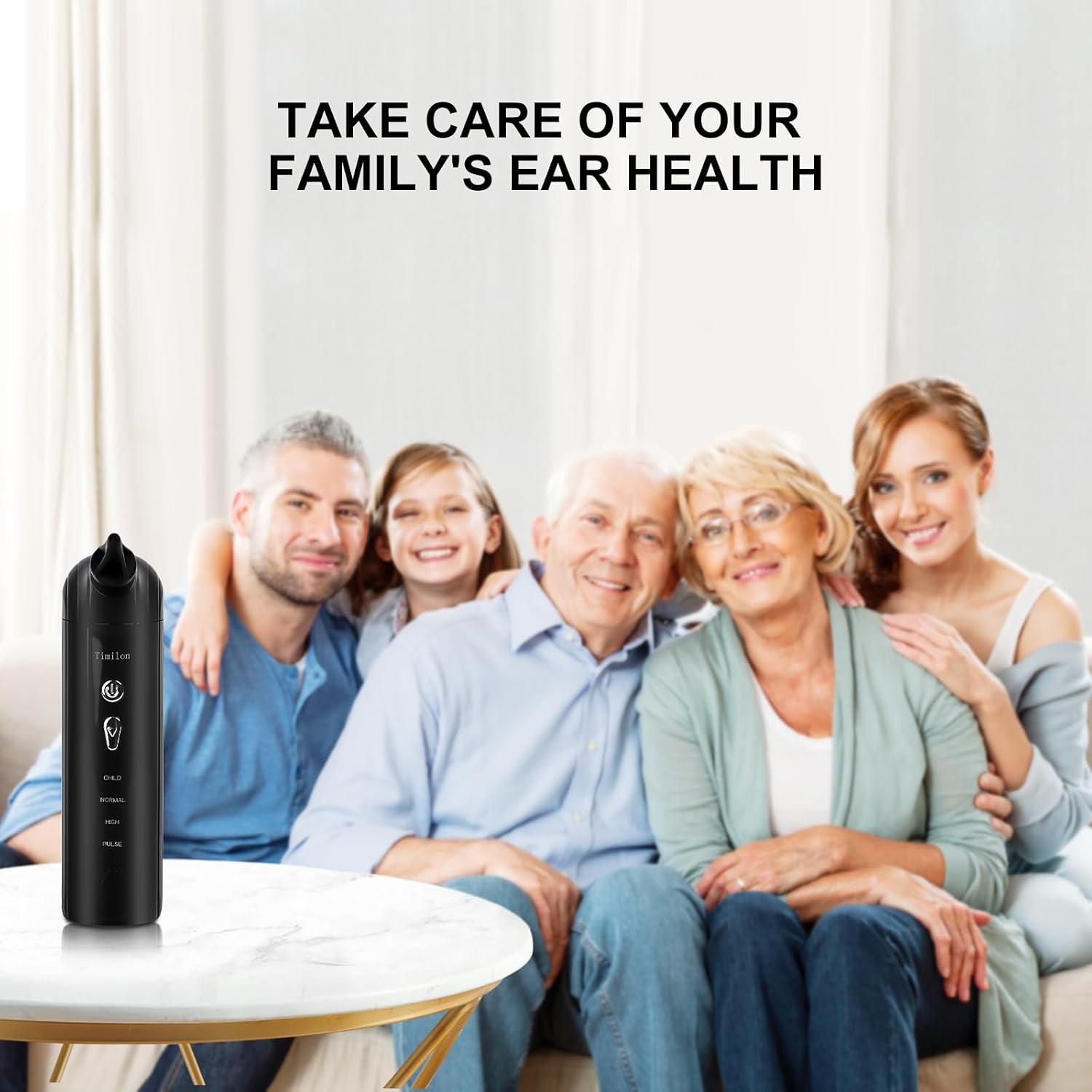 Kit de Eliminación de Cerumen Eléctrico Timilon con 4 Modos