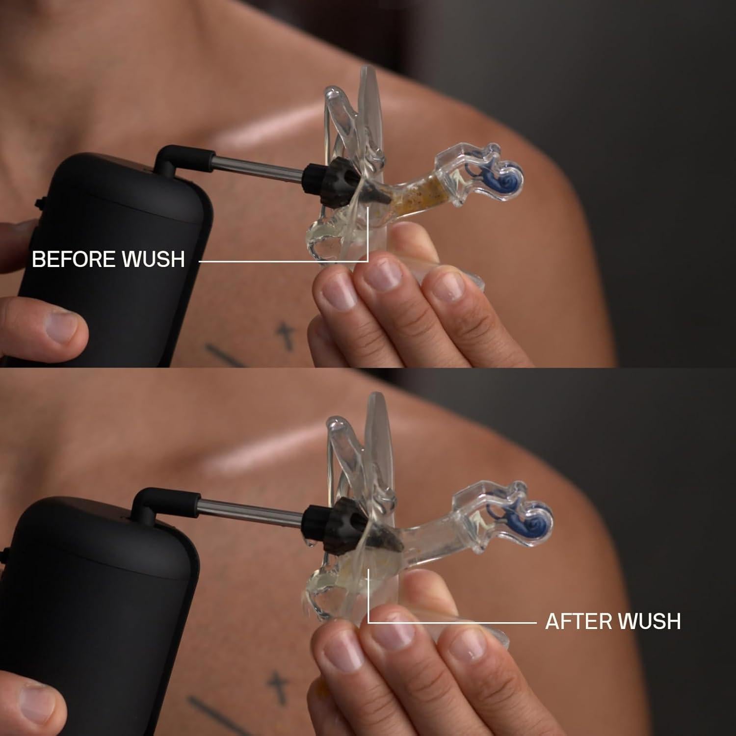 Limpiador de Oídos Wush Pro Black Wolf - Agua Eléctrico 3 Presiones