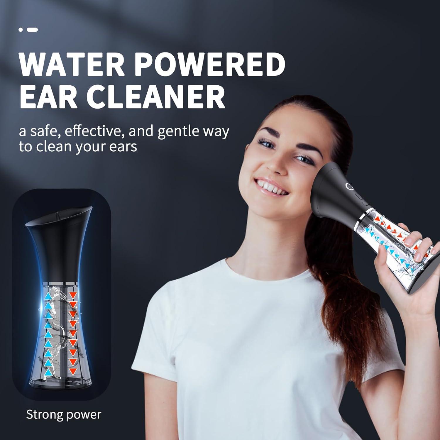 Limpiador de Oídos Eléctrico Oleswer 2 en 1 con Tanque Doble