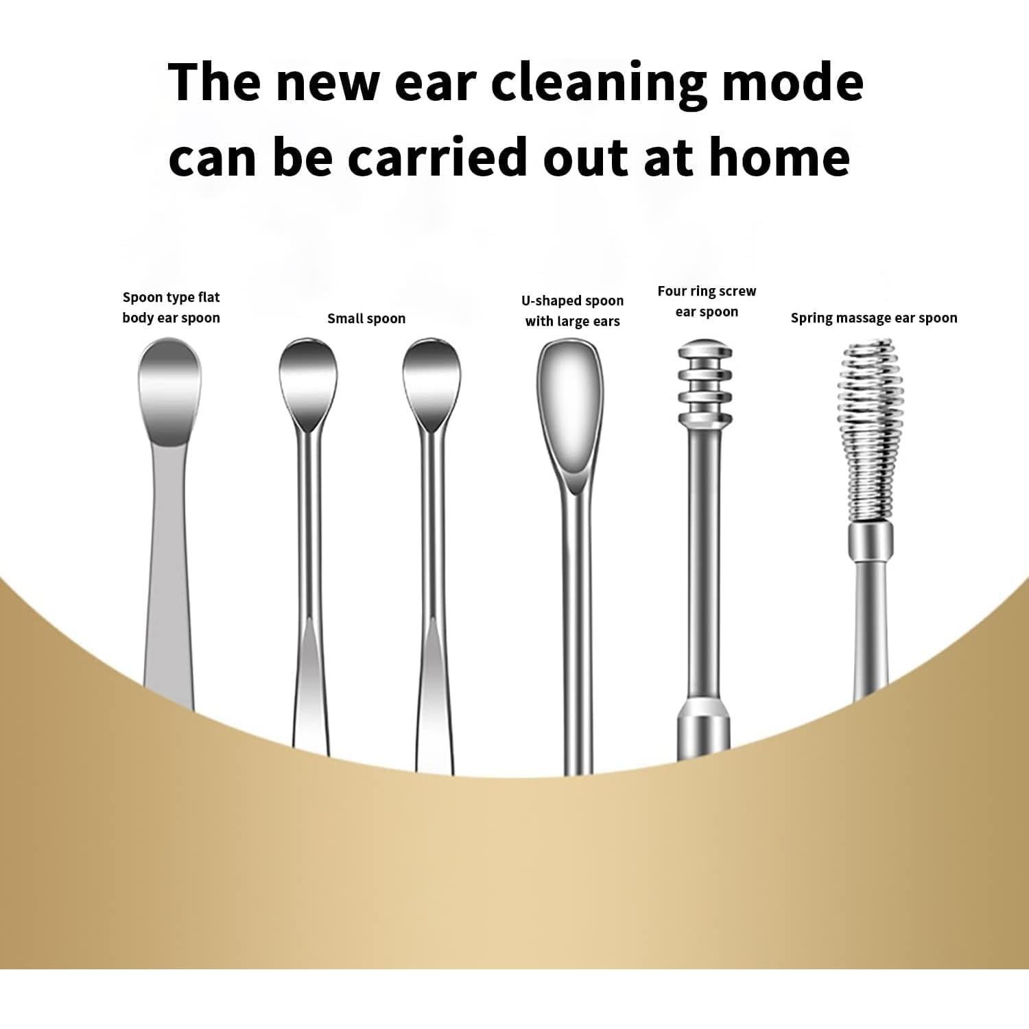 Kit de Eliminación de Cerumen 6 Pcs Speetop - Herramientas de Limpieza de Oídos