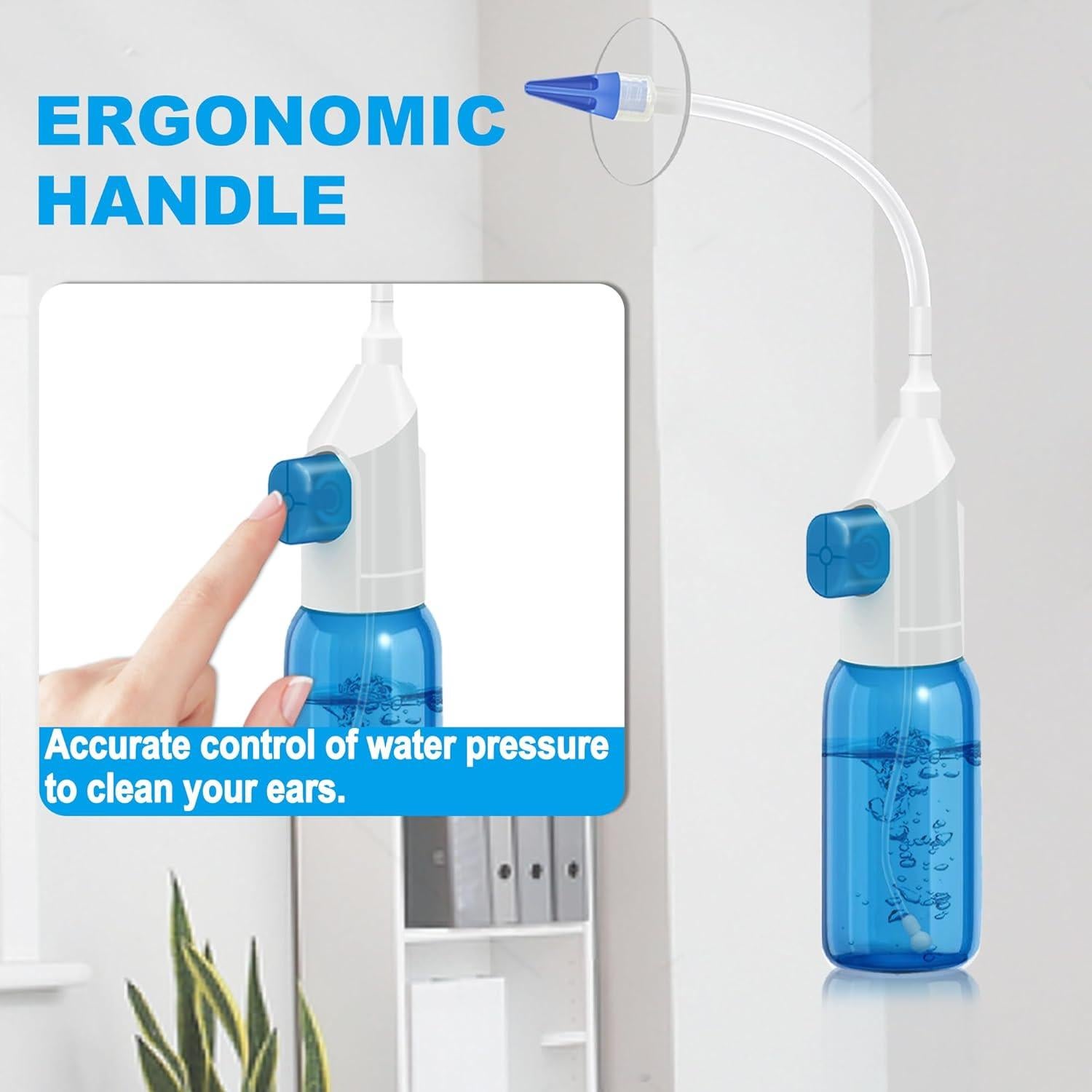 Kit de Limpieza de Oídos Binazon - Irrigación Manual para Cerumen