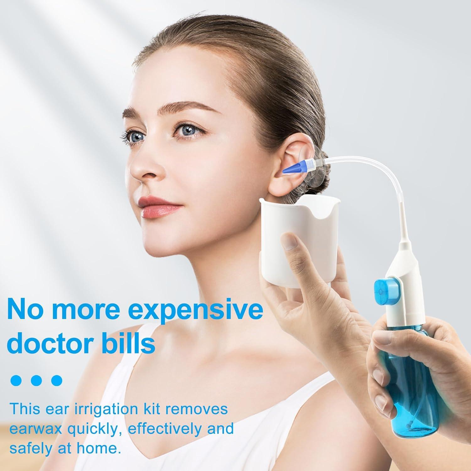 Kit de Limpieza de Oídos Binazon - Irrigación Manual para Cerumen