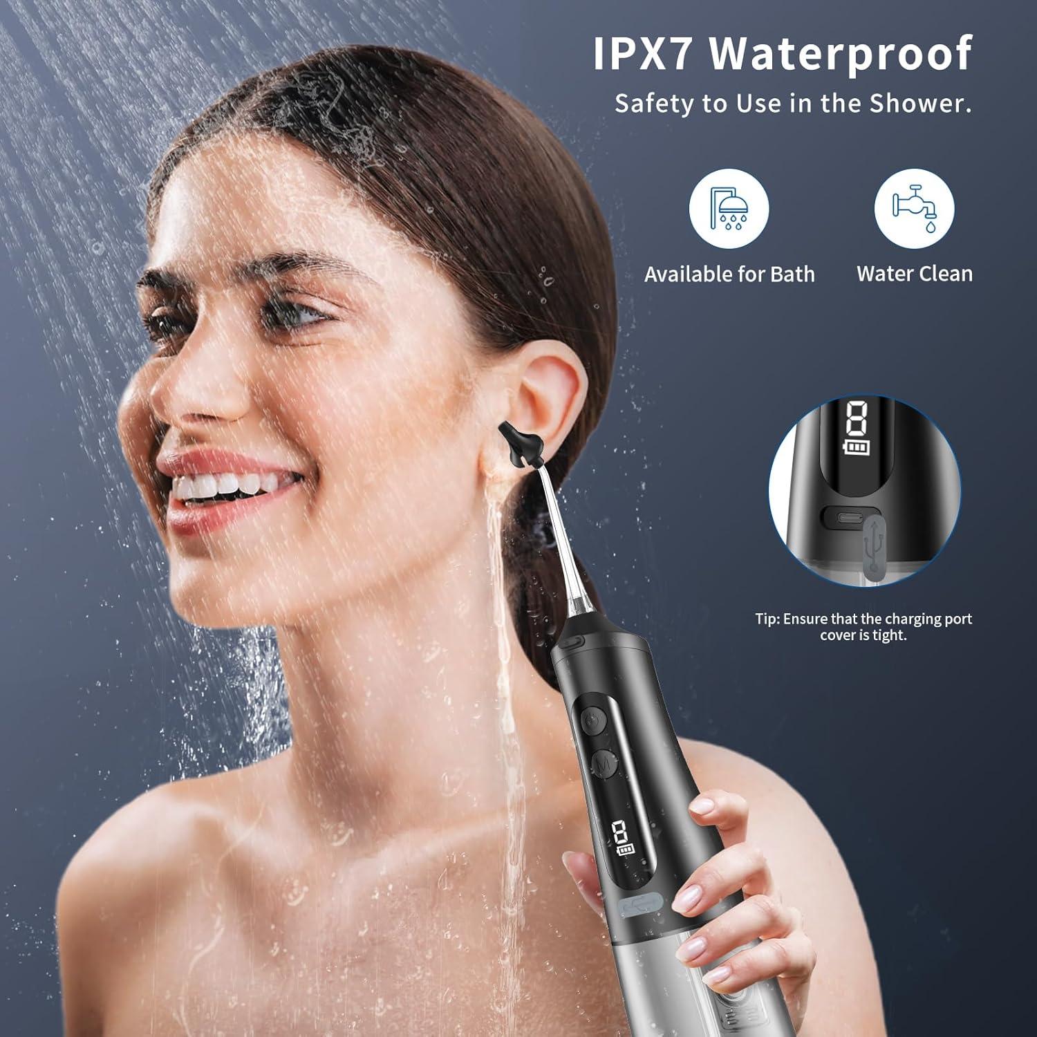 Limpiador de Oídos Eléctrico Hiyoga con 4 Modos y IPX7