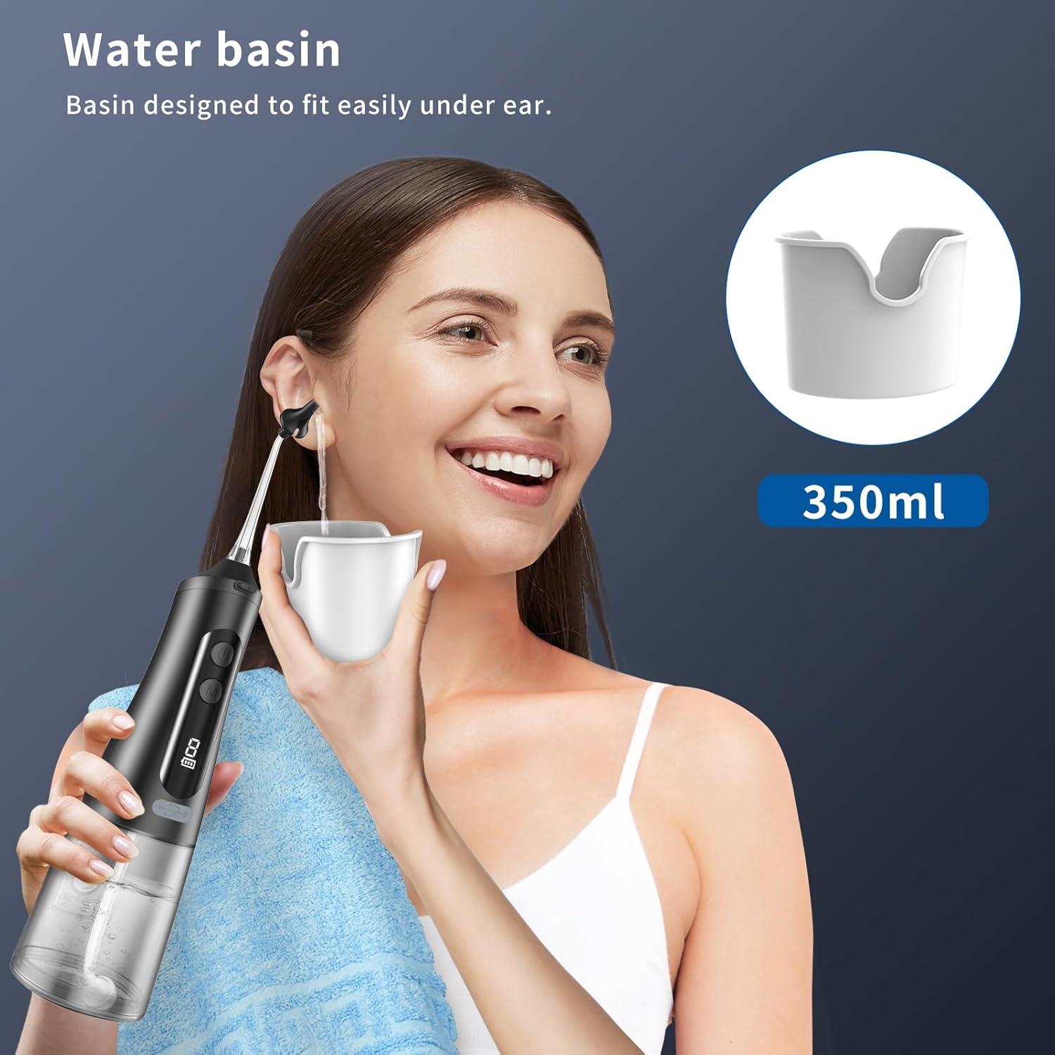 Limpiador de Oídos Eléctrico Hiyoga con 4 Modos y IPX7