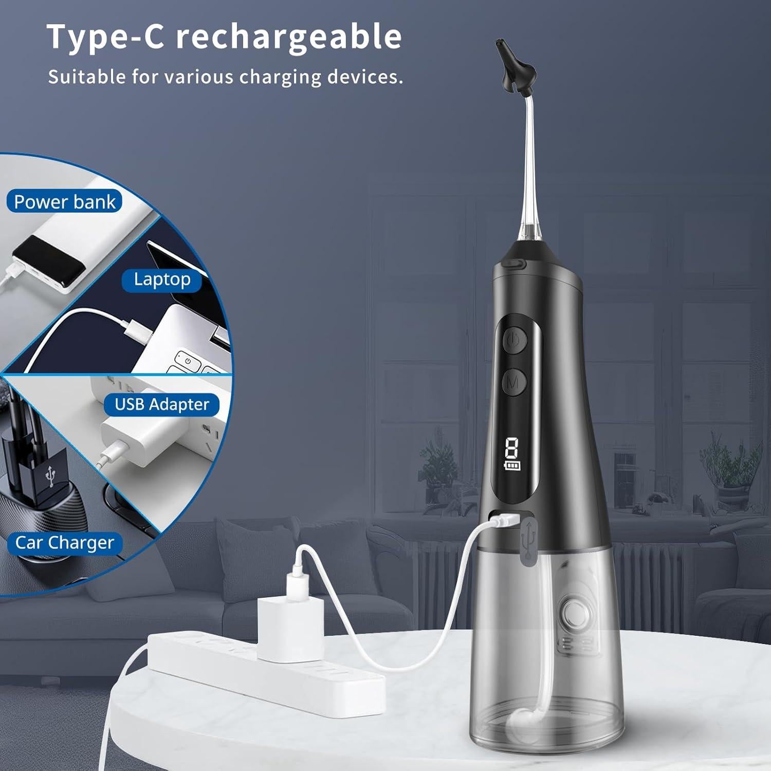 Limpiador de Oídos Eléctrico Hiyoga con 4 Modos y IPX7