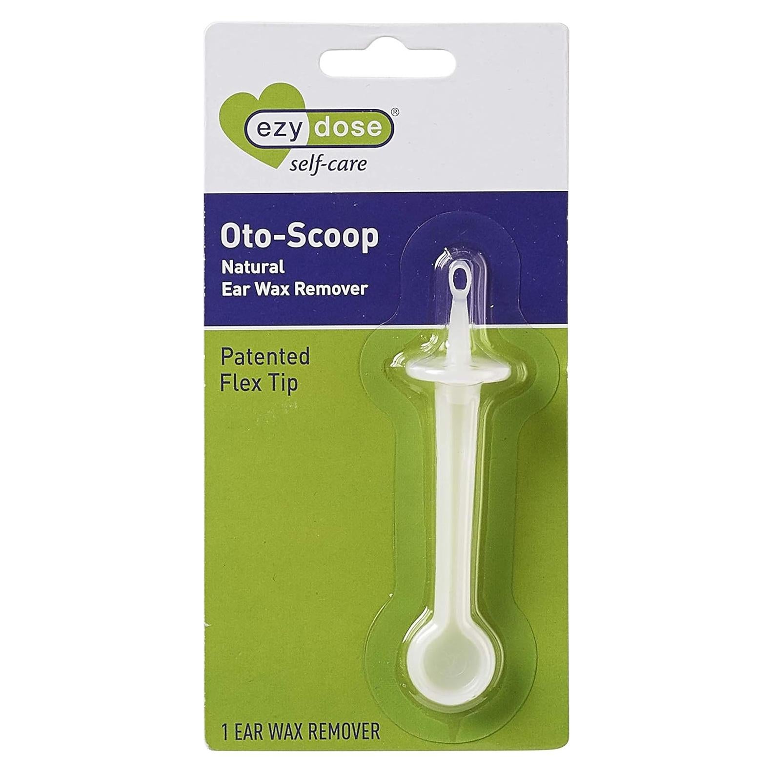 EZY DOSE Oto-Scoop Limpiador de Cerumen Reutilizable Blanco