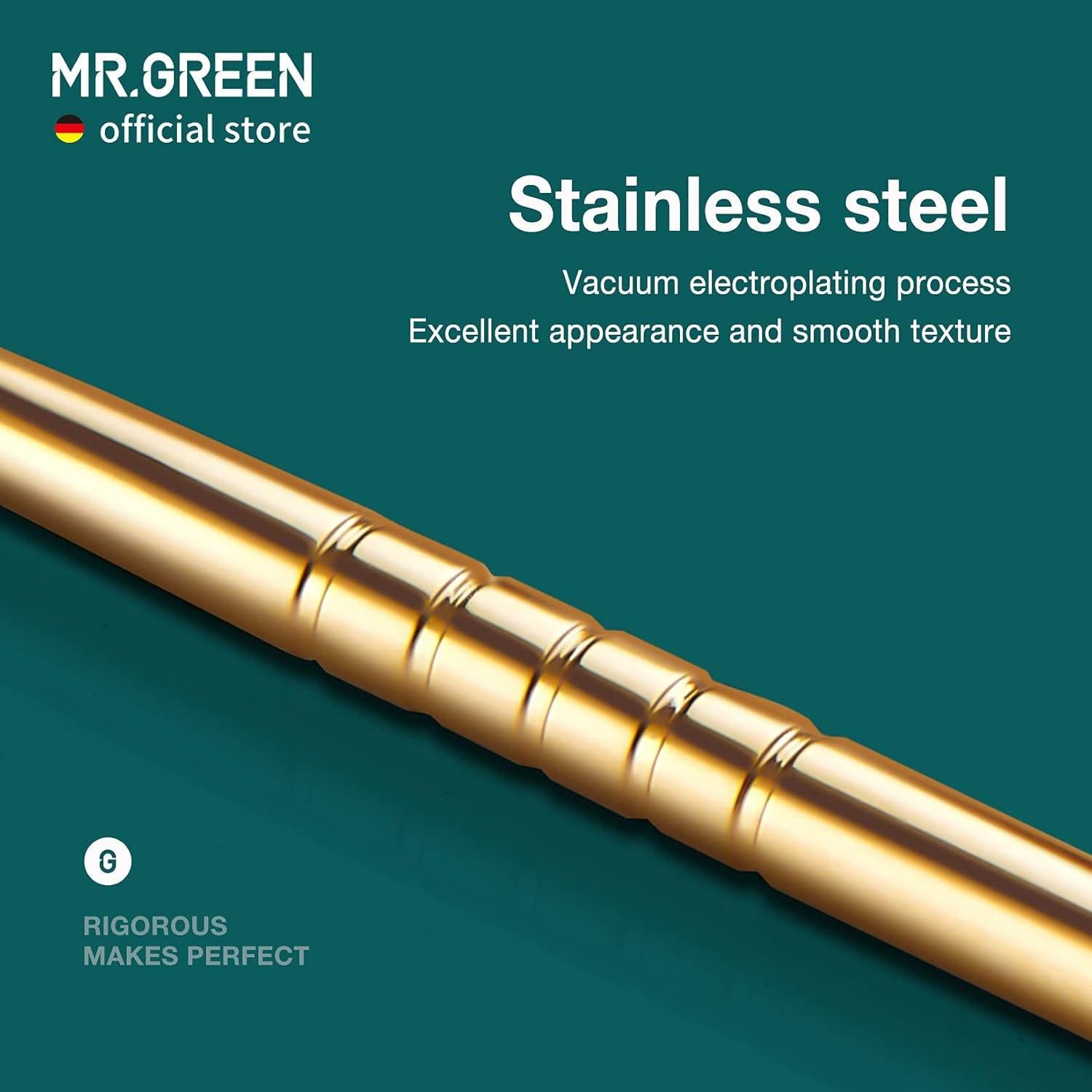 Limpiador de Oídos Espiral MR.GREEN Acero Inoxidable Dorado