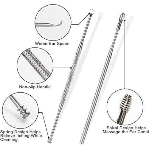 Juego de Herramientas de Limpieza de Oídos BetyBedy 7 Pcs