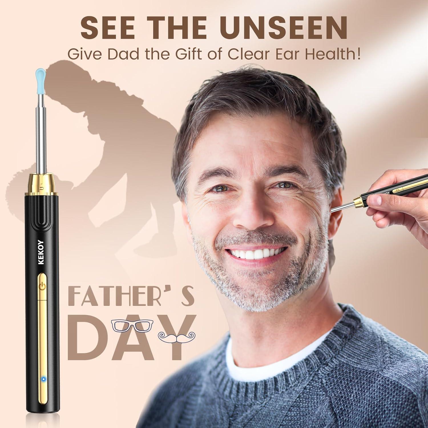 Limpiador de Oídos Kekoy P8 con Cámara HD 1296P y 8 Accesorios