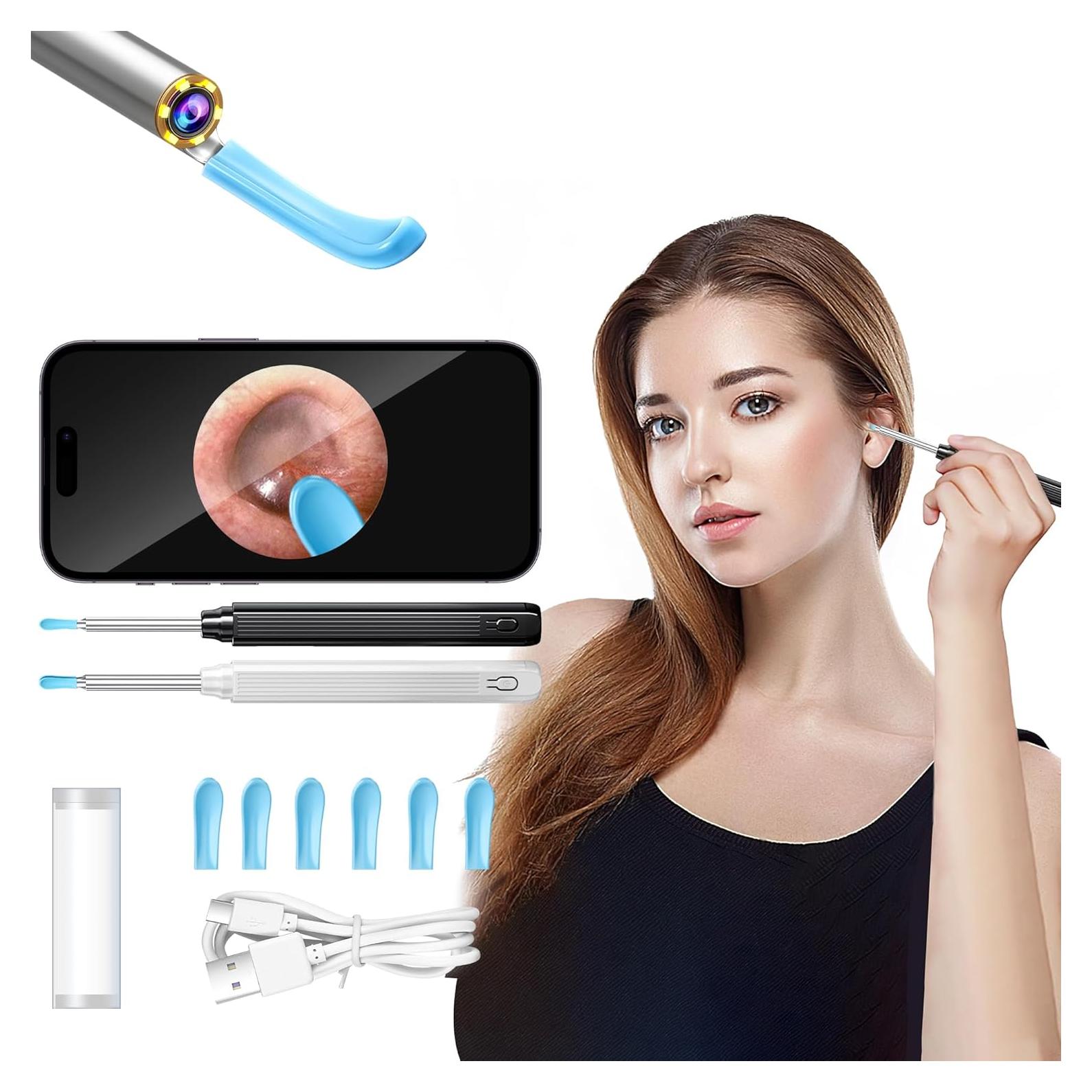 Kit de Eliminación de Cerumen ERYITRDK con Cámara HD y 6 Cubiertas