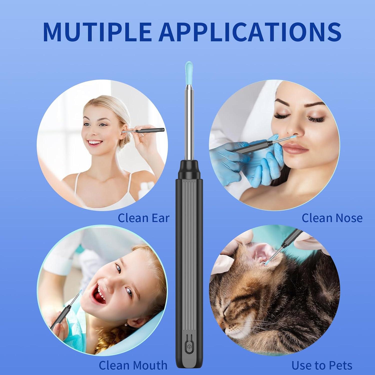 Kit de Eliminación de Cerumen ERYITRDK con Cámara HD y 6 Cubiertas