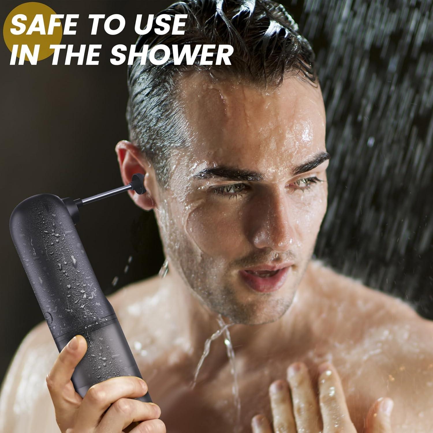 Limpiador de Oídos Eléctrico WELLCALE con 4 Presiones y 12 Puntas