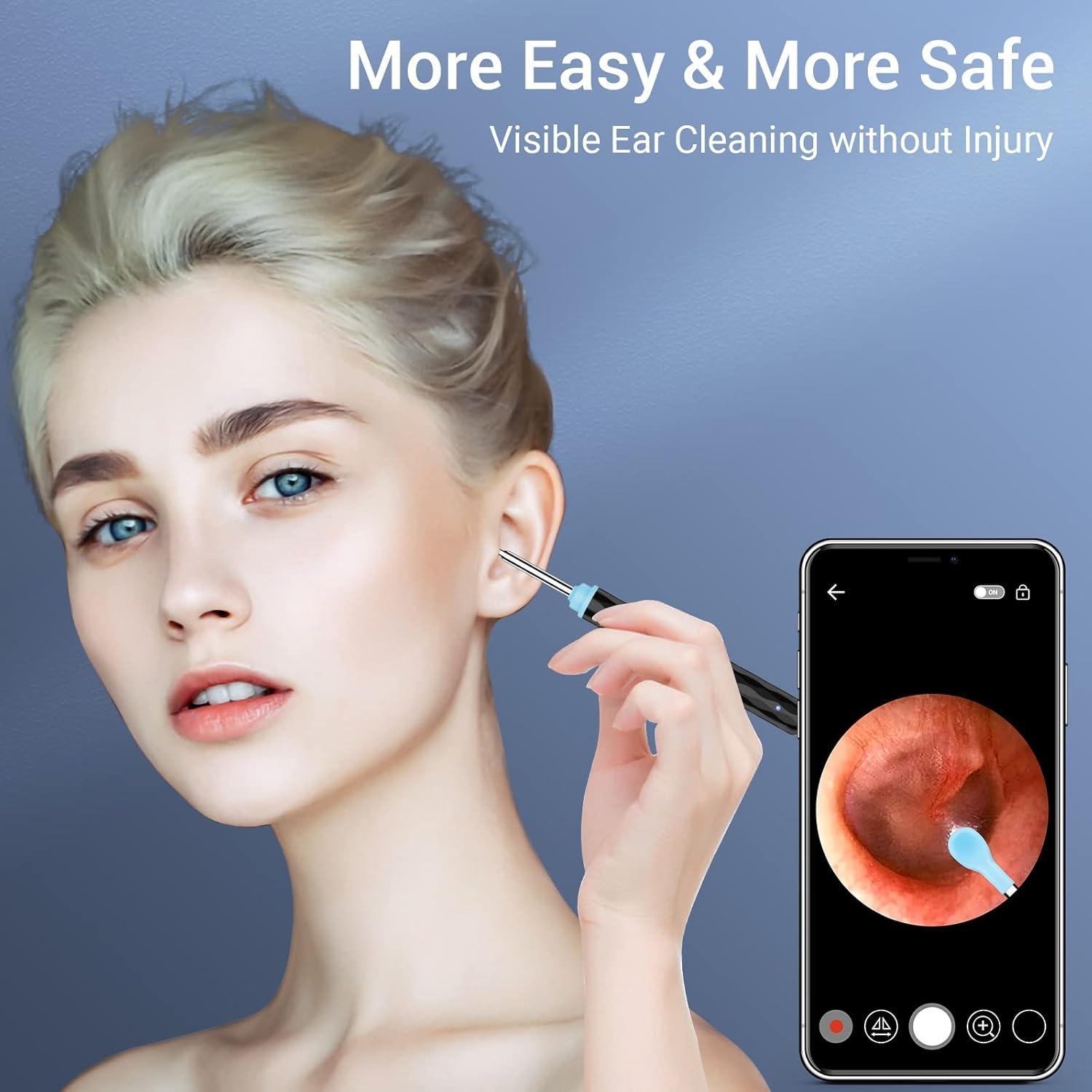 Kit de Eliminación de Cera de Oído JIDING con Cámara 1296P HD