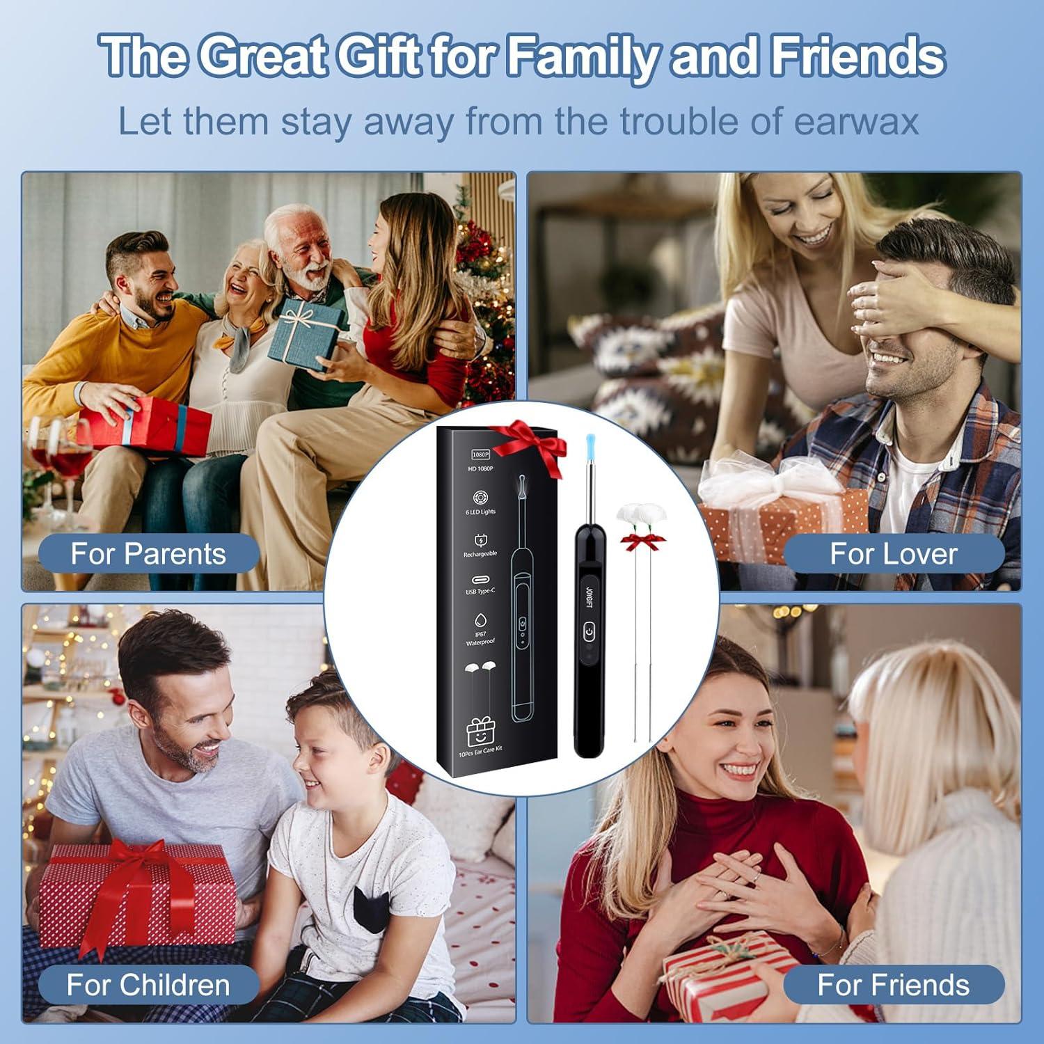 Limpiador de Oído Healthappy con Cámara HD 1080P y LED