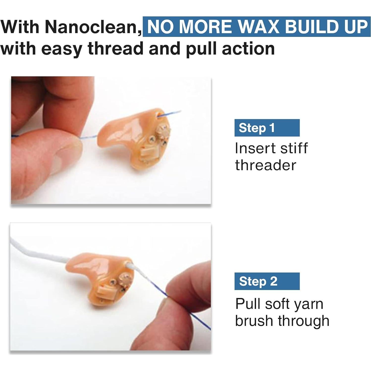 Kit de Limpieza para Audífonos ProxySoft - 20 Hilos 25.4 cm