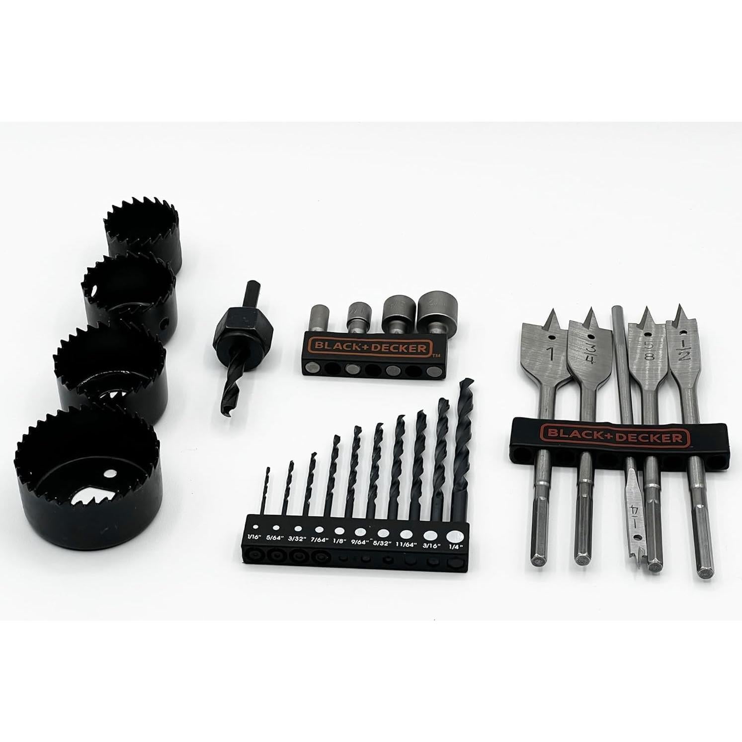 Juego de Herramientas BLACK+DECKER 65 Piezas con Bolsa