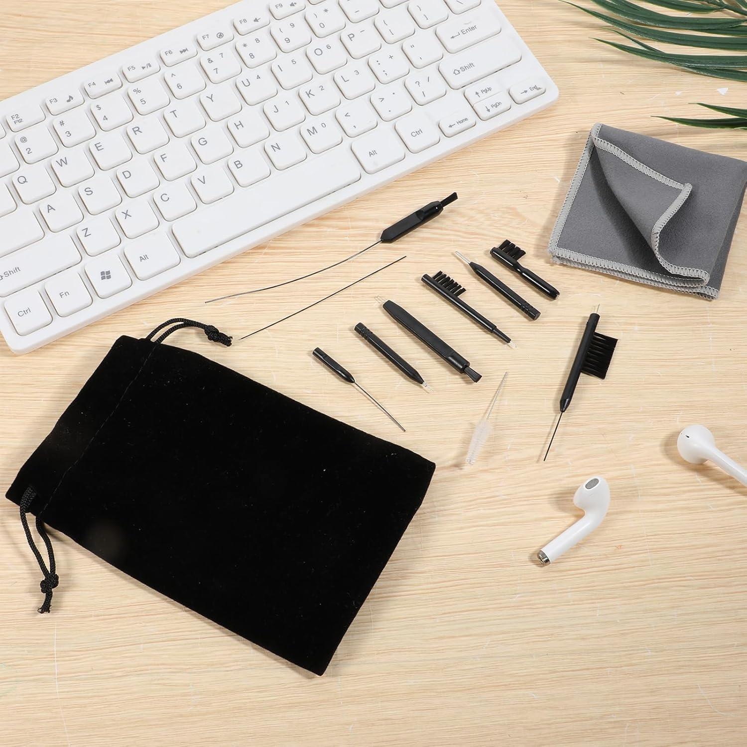 Kit de limpieza para audífonos Psyqtsuary 12 piezas con bolsa