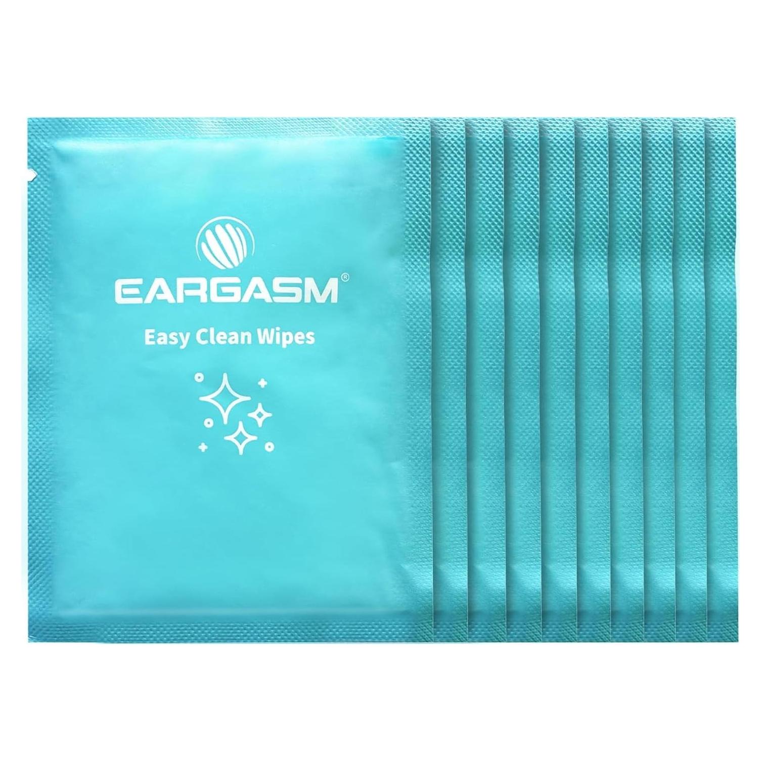 Kit de Limpieza Eargasm para Tapones de Oídos - 10 Toallitas