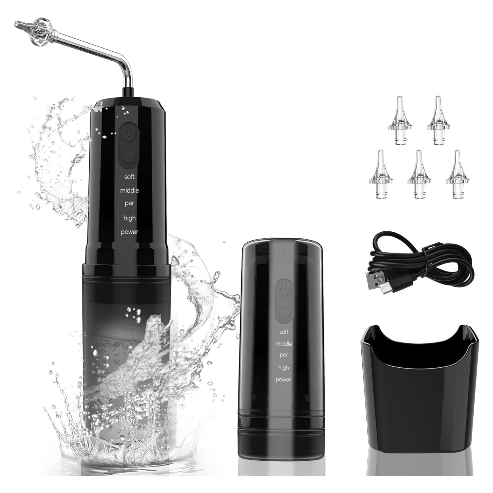 Kit de limpieza de oídos eléctrico Pirzlqie con 6 puntas