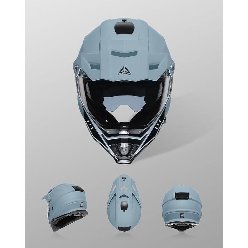 Casco Triangle AH609 Dual Sport para Motocicleta 2,17 kg
