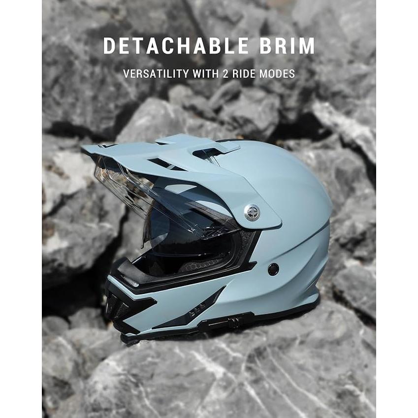 Casco Triangle AH609 Dual Sport para Motocicleta 2,17 kg