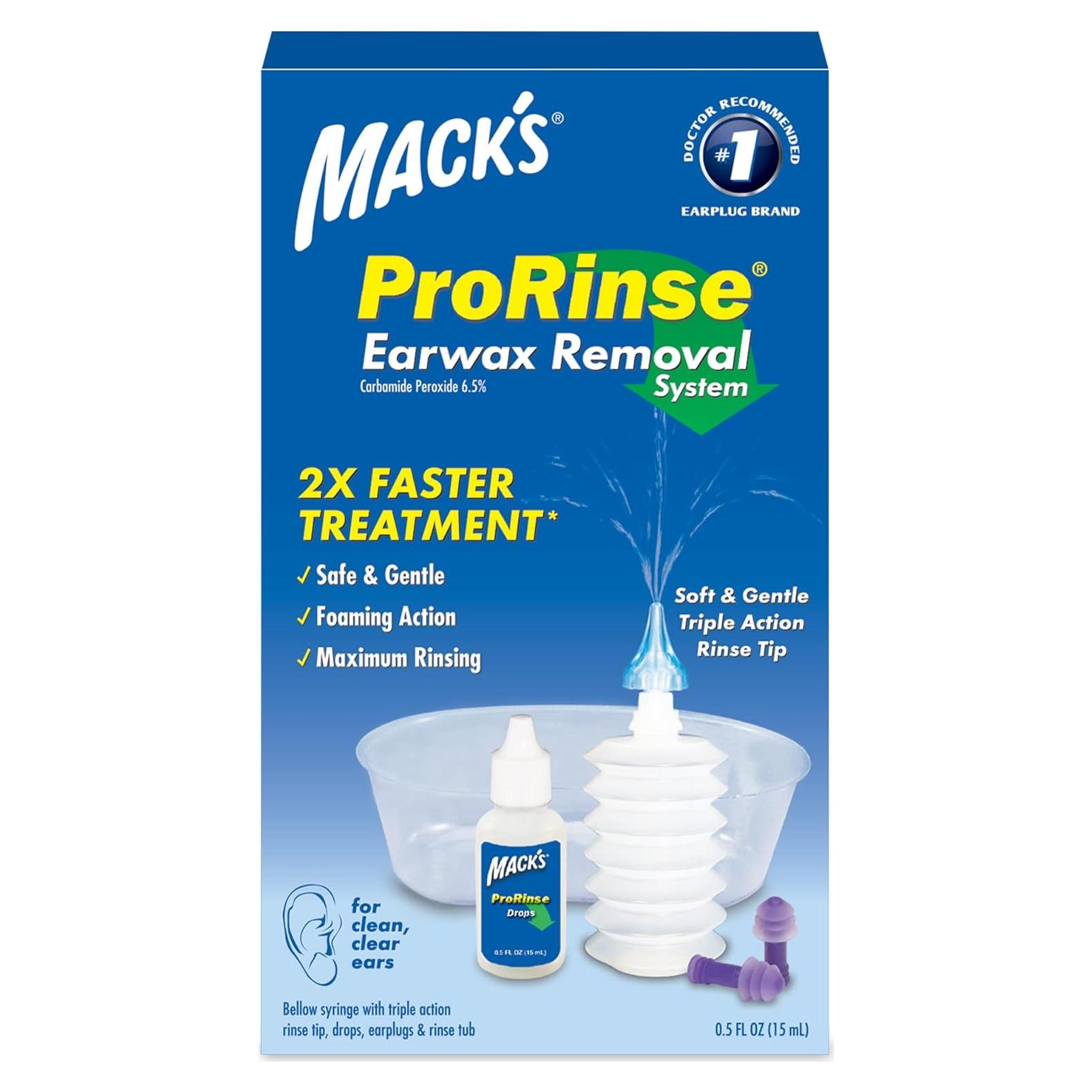 Sistema de Eliminación de Cerumen Mack ProRinse - 15 ml