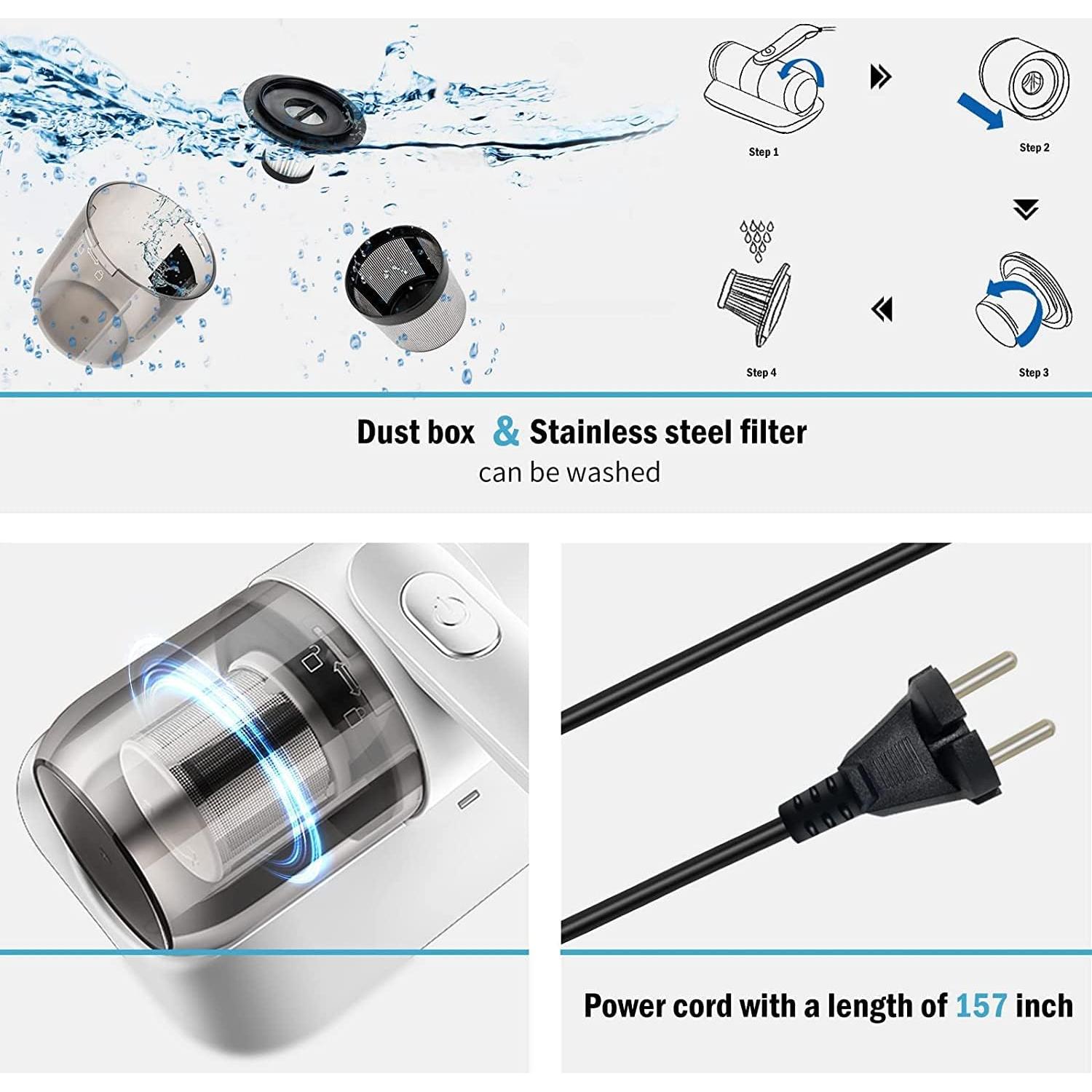 Limpiador de colchones Masterhome LW-P1005 con filtro HEPA 300W