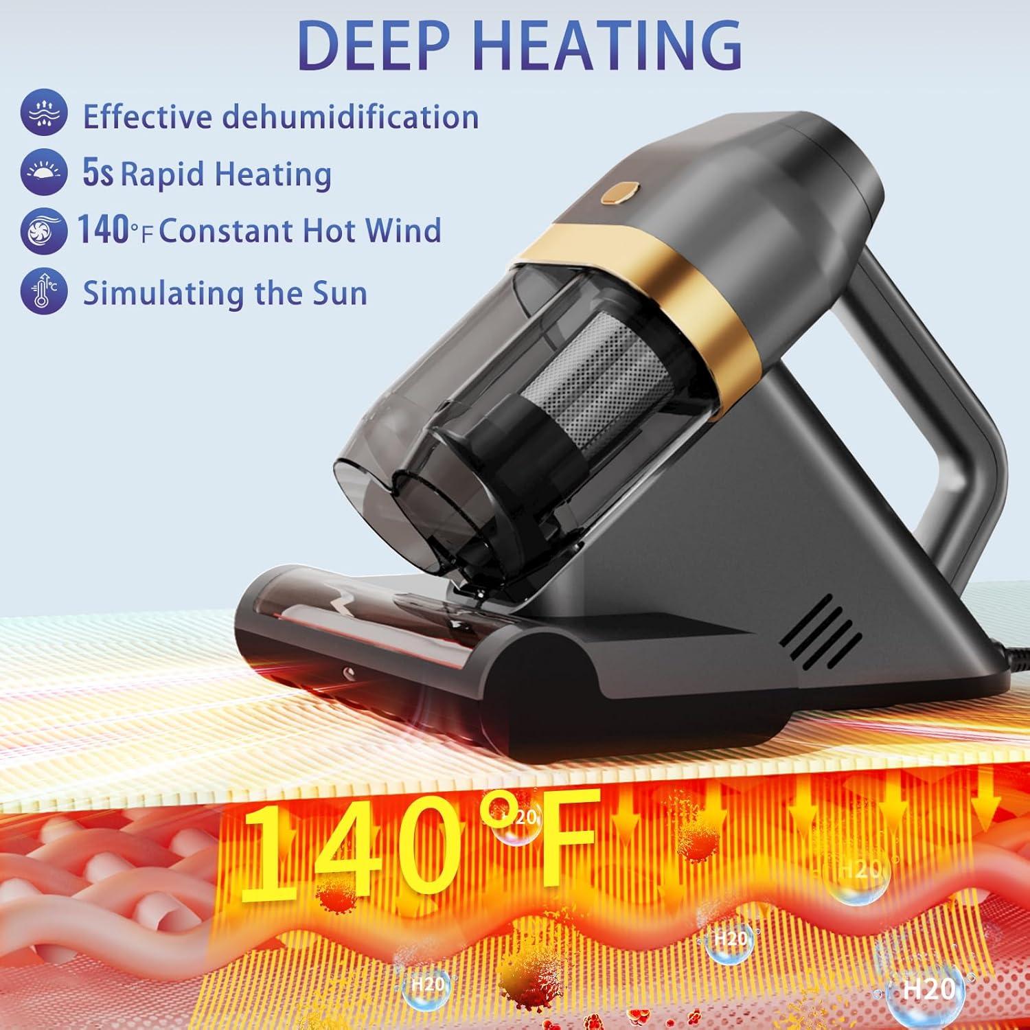 Aspiradora de Colchones HYNSEN CR558 550W con UV y Ultrasonido