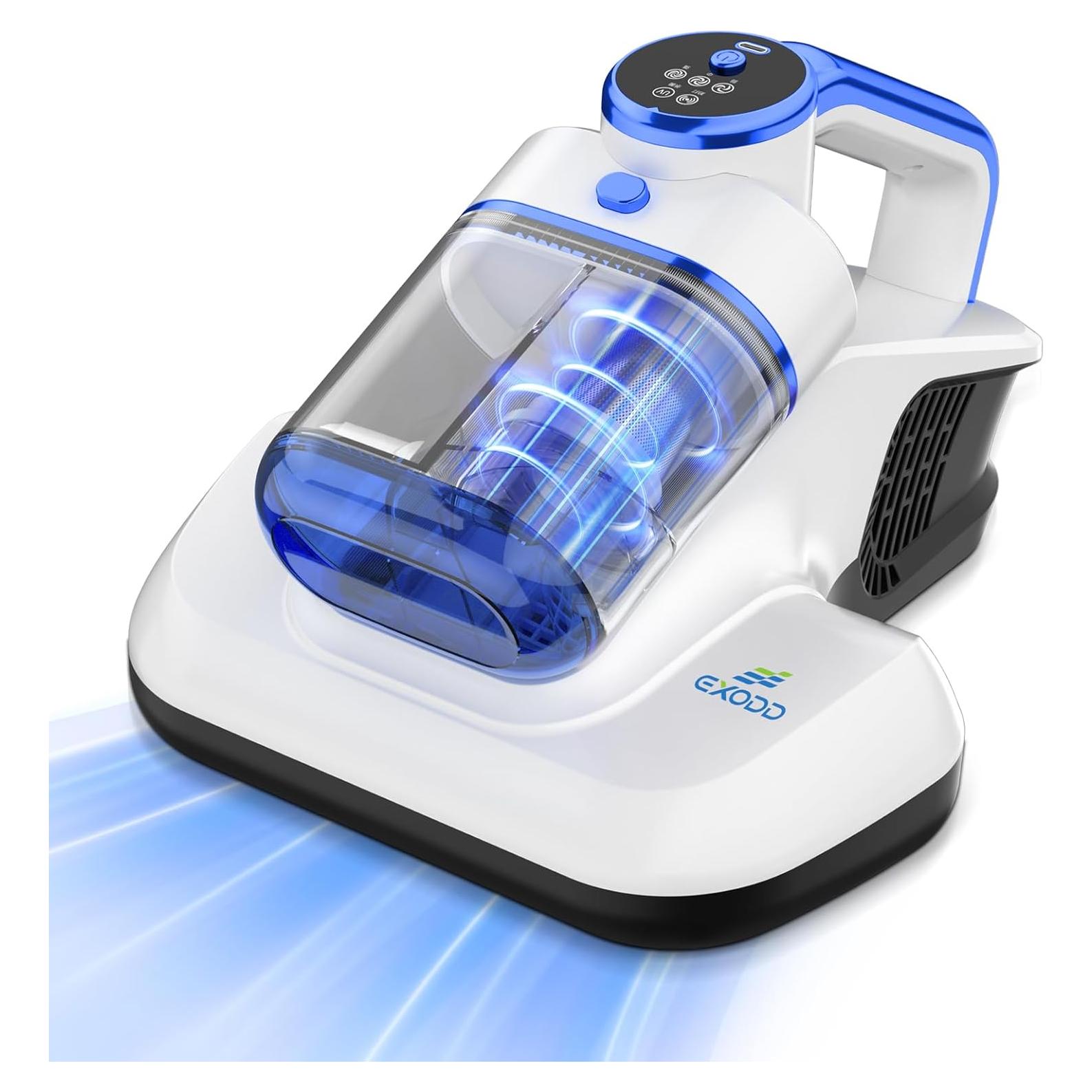 Aspiradora de Cama Inalámbrica EXODD HB-918 con Luz UV-C